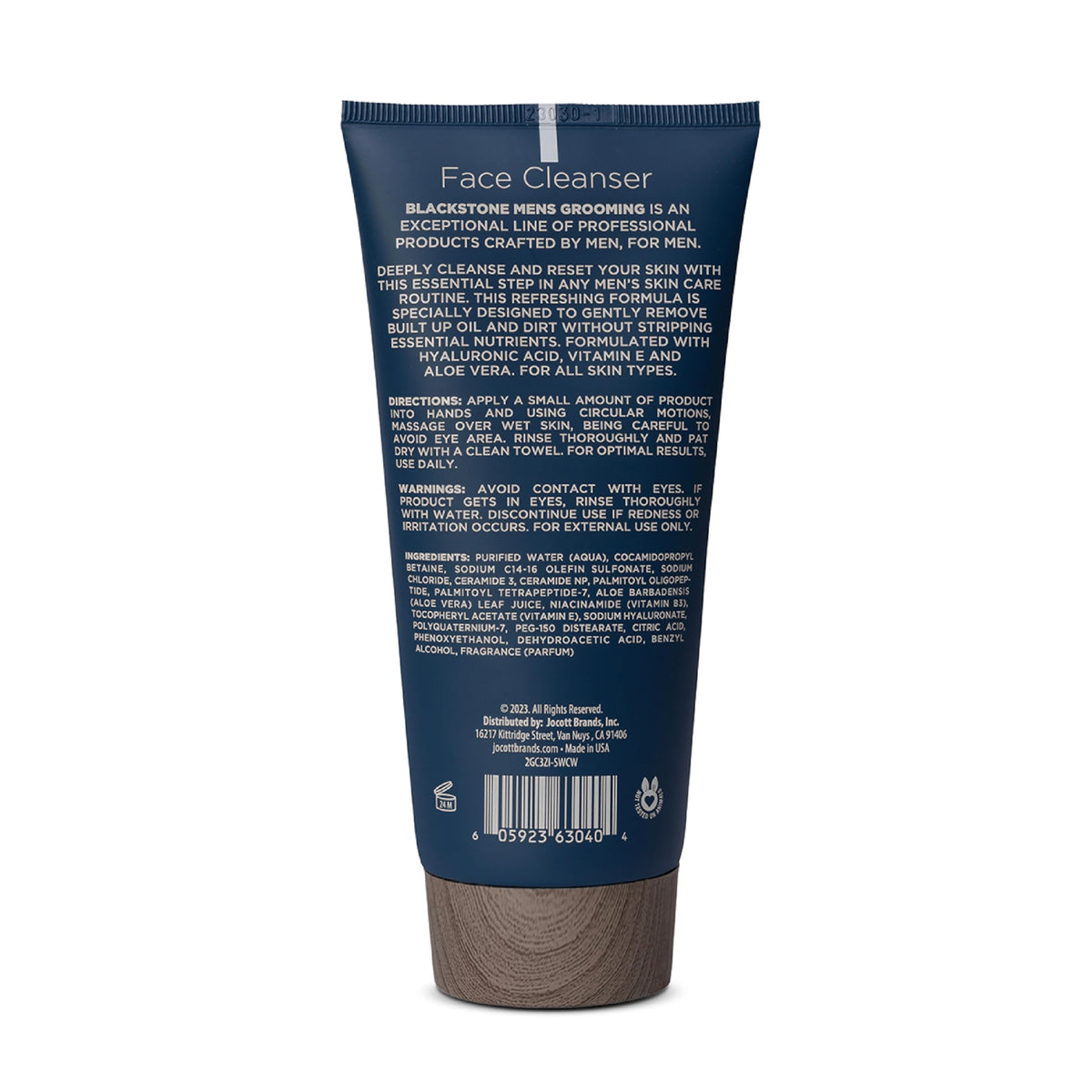 Blackstone Men's Grooming Daily Face Cleanser - Deep Cleanse & Nourish with Hyaluronic Acid, Aloe Vera and Vitamin E | Hydrate - Sea & Surf (6 Fl Oz) Beauty & Personal Care Blackstone