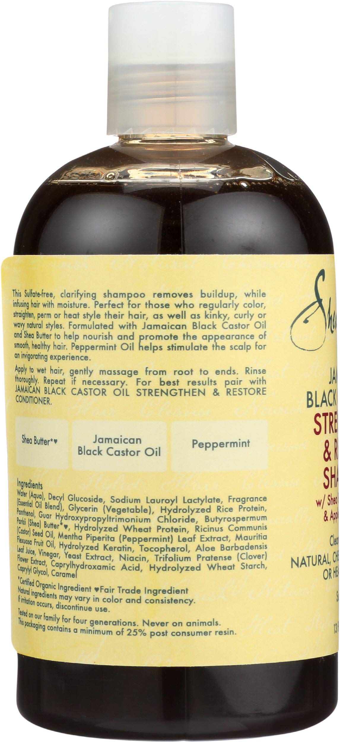 SheaMoisture Strengthen and Restore Shampoo, 13 FZ Beauty & Personal Care Shea Moisture