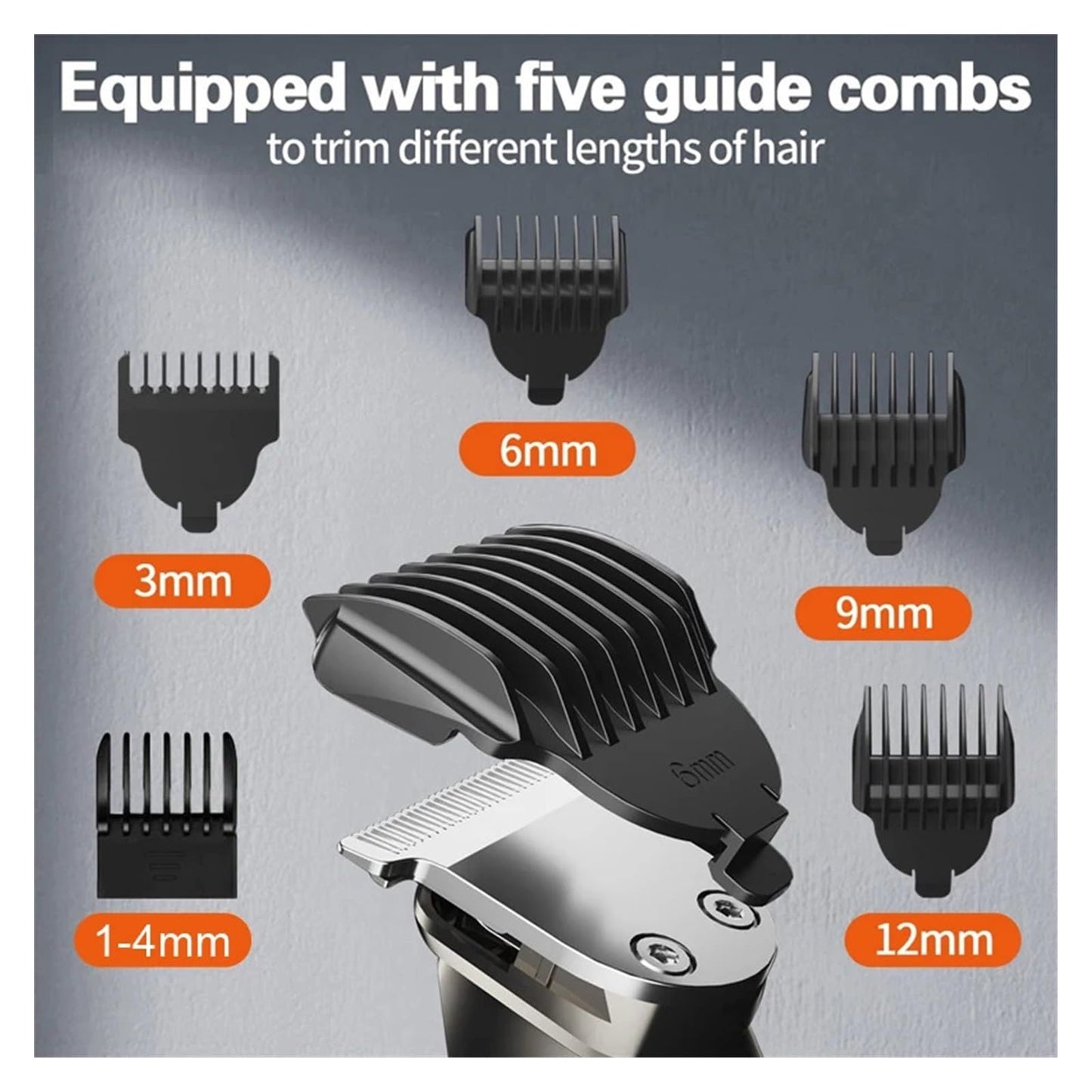 Razors 5 in 1 Hair Cutting Machine,Multifunctional Trimmer for Men,Trimmer for Nose and Ears,Rechargeable Hair Clipper.(Professional Set) Beauty and Personal Care EWKYLSEM