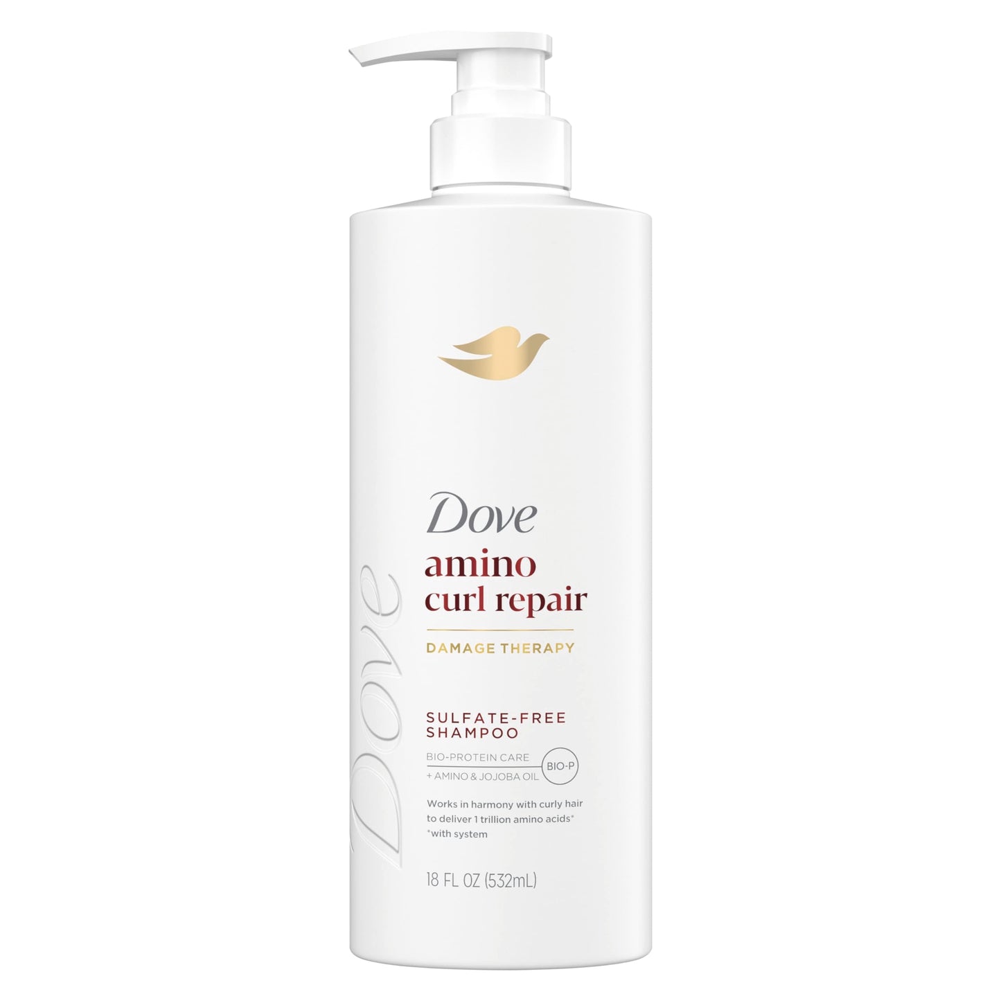 Dove Shampoo Amino Curl for Curly, Coily Hair with Bio-Protein Care Technology + Amino & Jojoba Oil 18 Fl Oz Beauty & Personal Care Dove