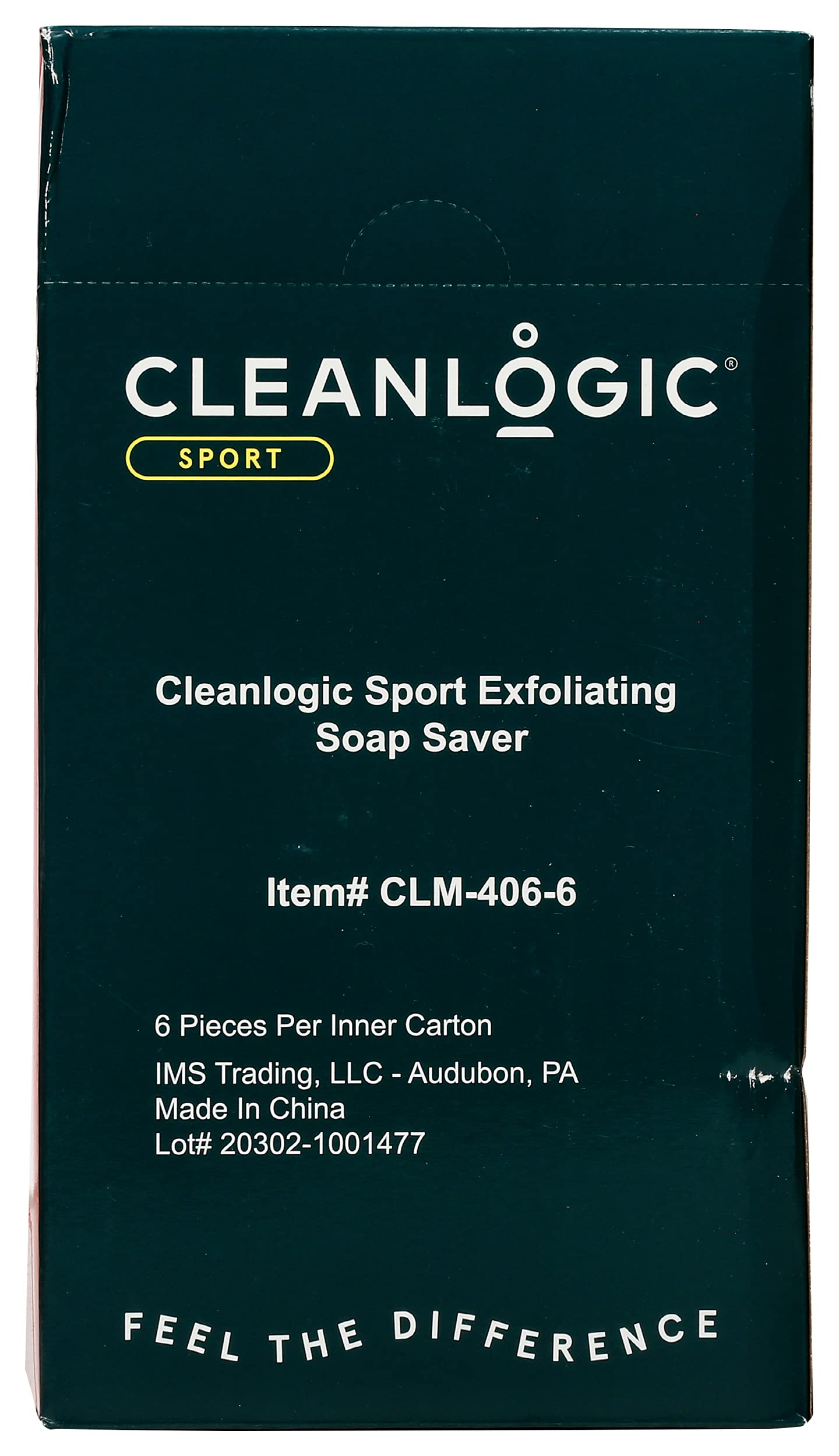 CleanLogic Sport Exfoliating Soap Saver, Certified Organic, 1 Each (Pack of 6) Beauty & Personal Care Cleanlogic