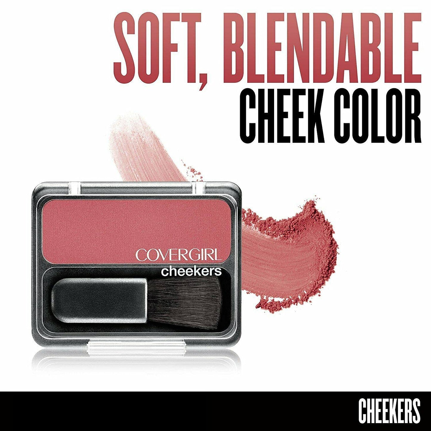 COVERGIRL Cheekers Blendable Powder Blush Rock 'n Rose, .12 oz (packaging may vary), 1 Count Beauty & Personal Care COVERGIRL