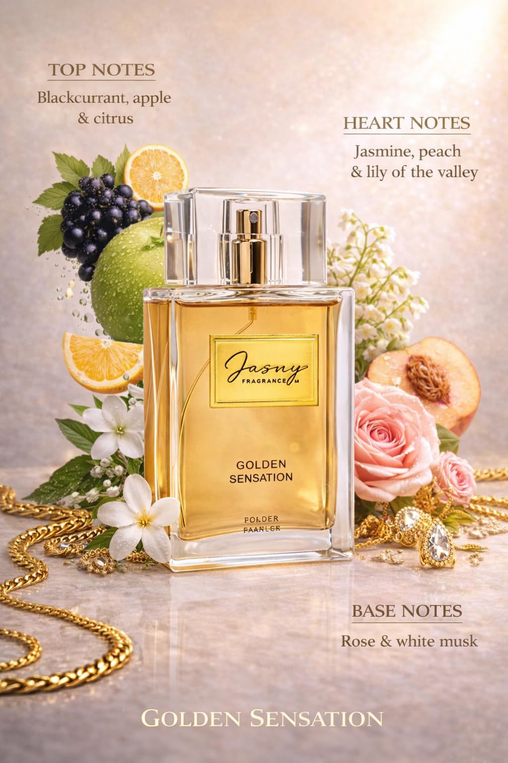 jasnyfragrance Golden Sensation (50ml) Beauty & Personal Care jasnyfragrance