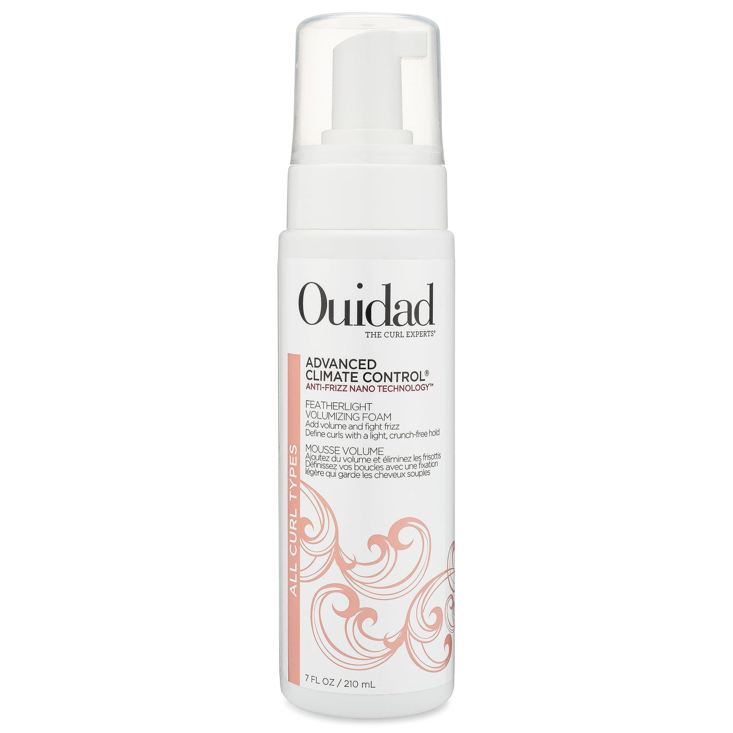Ouidad Advanced Climate Control Volumizing Foam - 7 fl oz, Lightweight Hair Styling Foam, Anti-Frizz Nano Technology, Adds Volume, Fights Frizz Beauty & Personal Care Ouidad