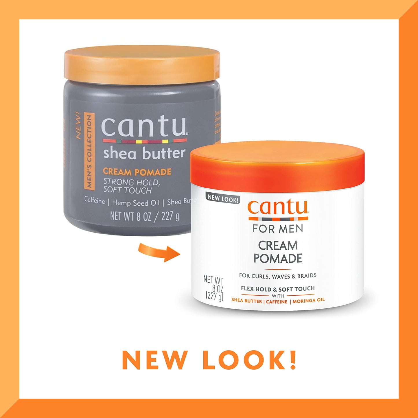 Cantu Men's Collection Cream Styling Pomade, 8 Oz (Packaging May Vary) Beauty & Personal Care Cantu
