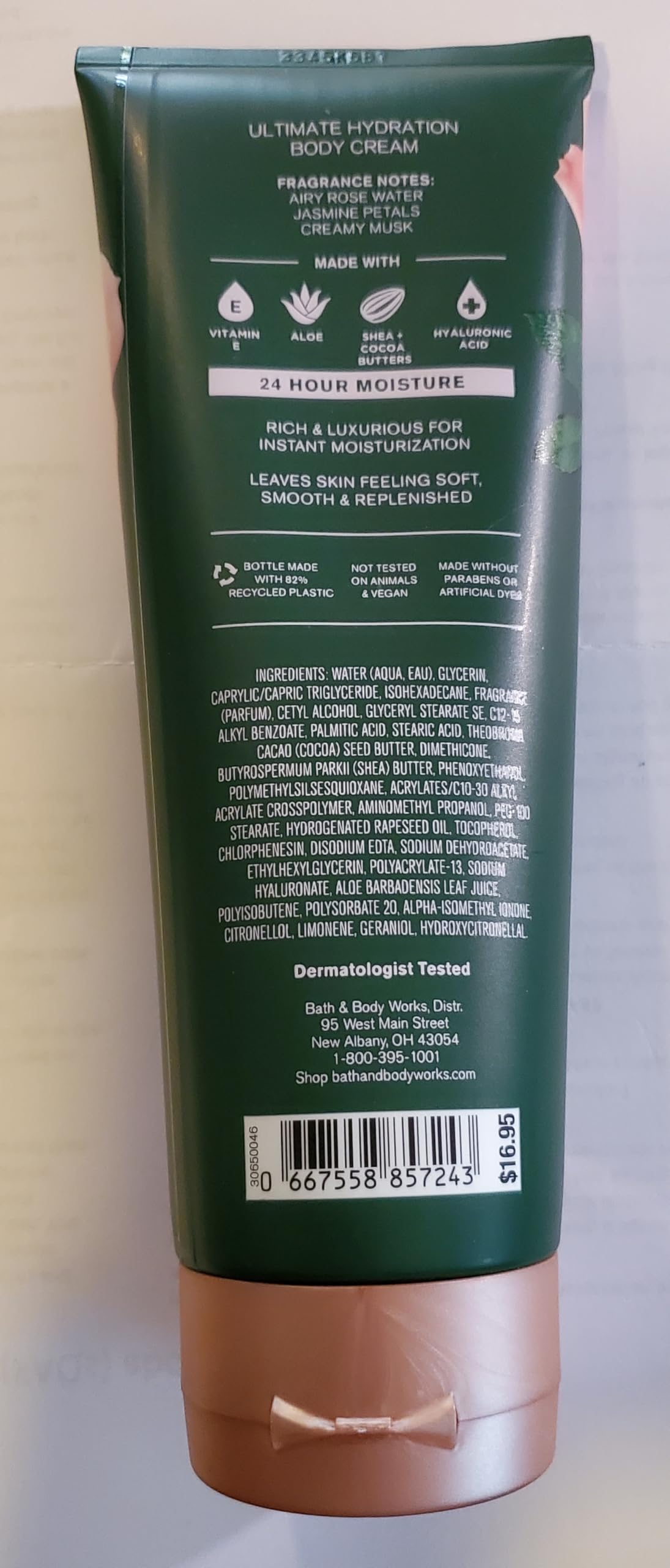 Bath & Body Works Rose Body Wash Shower Gel and Body Cream 2 Piece Set Beauty and Personal Care Bath & Body Works