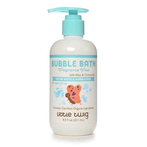 Little Twig Bubble Bath, Natural Plant Derived Formula, Fragrance Free, 8.5 fl oz. Beauty & Personal Care Little Twig