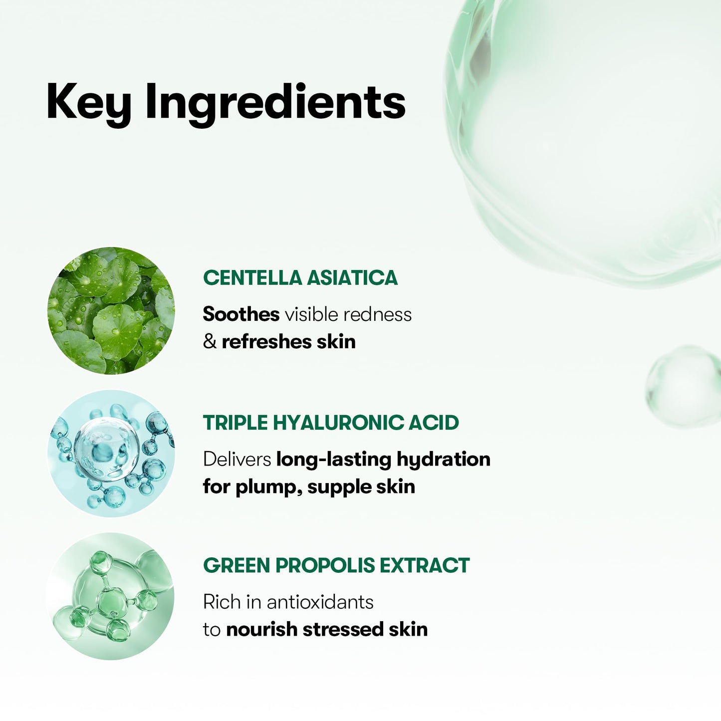 VT COSMETICS CICA Daily Soothing Mask, 30 Sheet Face Masks for Sensitive Skin, Centella Asiatica & Triple Hyaluronic Acid, Hydrating Korean Sheet Mask Beauty and Personal Care VT COSMETICS