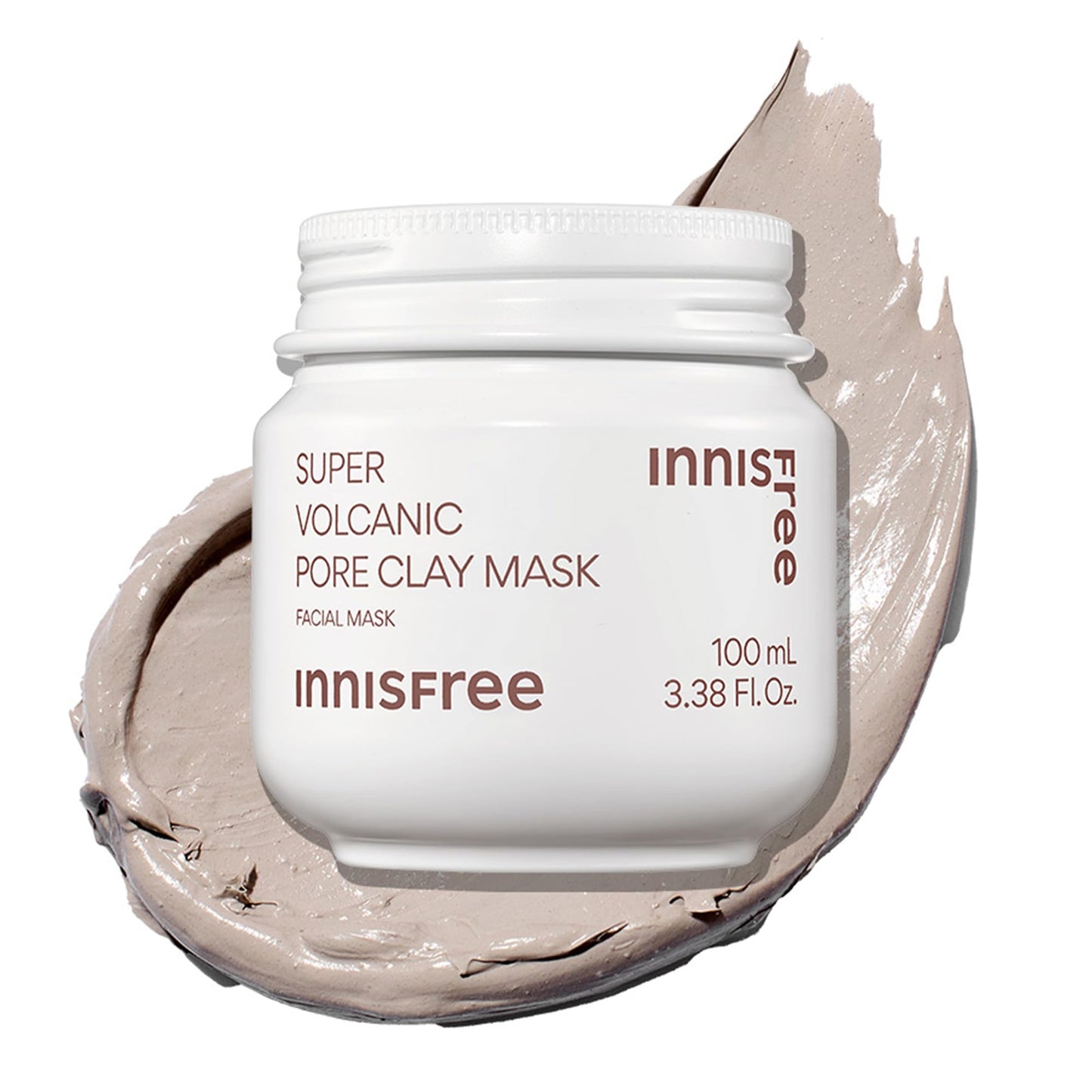 Innisfree Super Volcanic Pore Clay Mask | Exfoliating Korean Clay Mask with AHA and Hyaluronic Acid for Oily Skin | Minimizes Pores | Available in Beauty and Personal Care innisfree Default Title