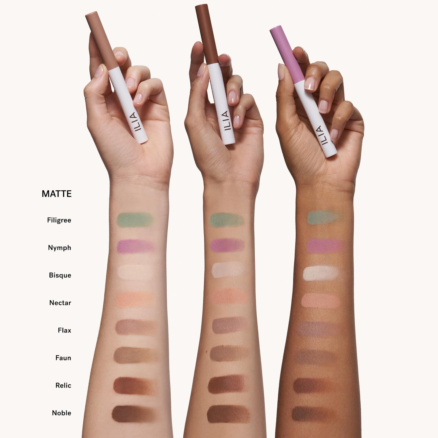 ILIA - Eye Stylus Shadow Stick (Flax | Matte) Beauty and Personal Care ILIA