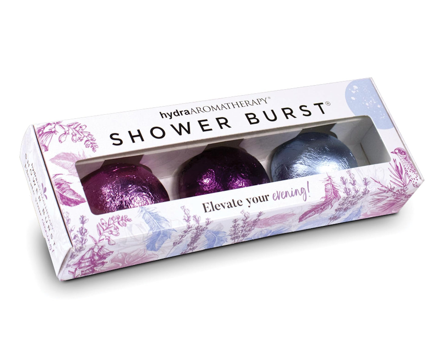 hydraAROMATHERAPY Shower Burst Tablets Essential Oil Steamers Made in USA, 3 Pack (2 Ounces Each), Winter Beauty and Personal Care hydraAromatherapy