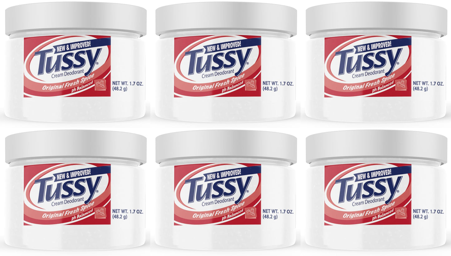 Tussy Deodorant Cream, 1.7 Ounce (Pack of 6) Beauty and Personal Care Tussy
