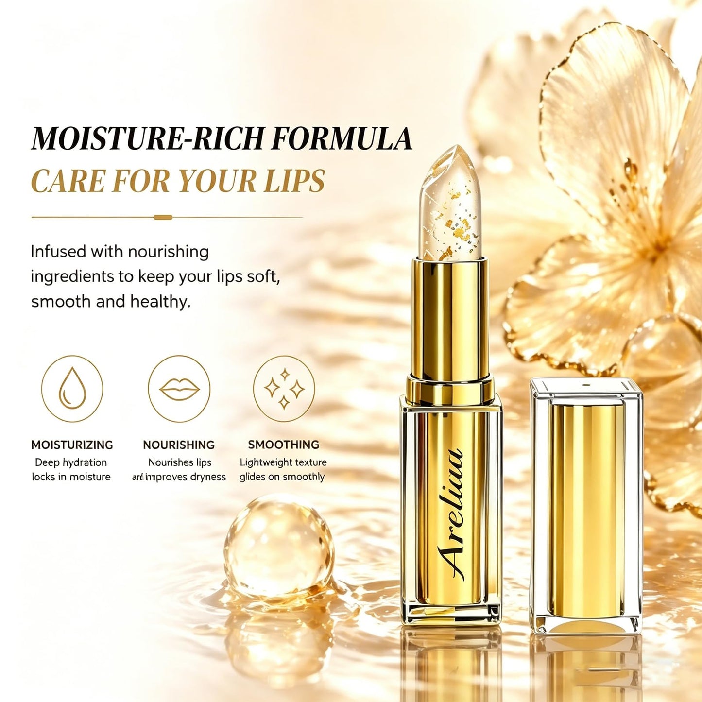 Areliaa Skin-Adaptive Lipstick for Older Women, Ph Lipstick Color Changing Long Lasting, Transfer-Resistant & Nourishing Lip stick, Keeping Makeup in Beauty & Personal Care Areliaa