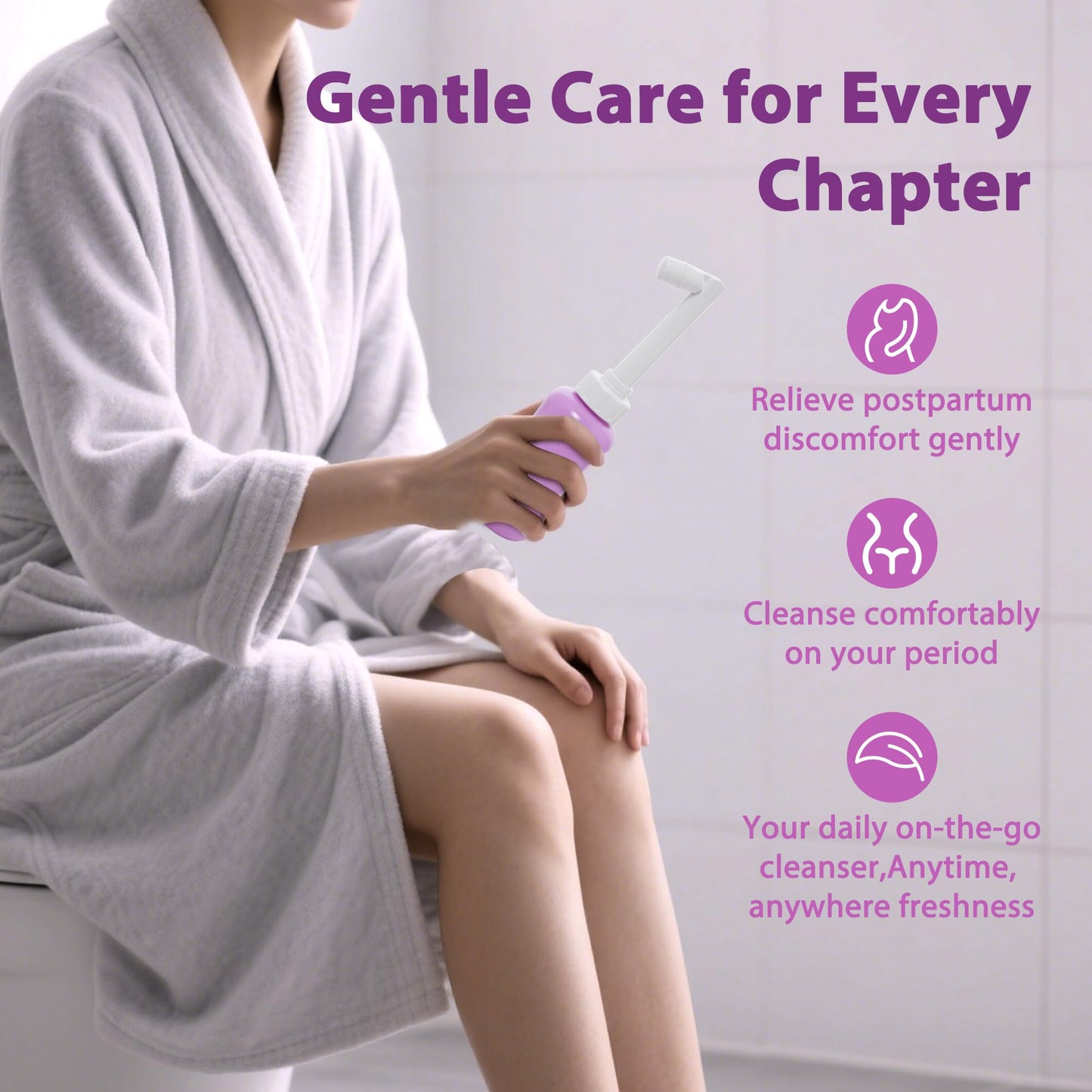 Peri Bottle & Sitz Bath Soak Set for Postpartum Care, Portable Bidet and Bath Salts for Perineal Cleansing Beauty and Personal Care SOFTCA