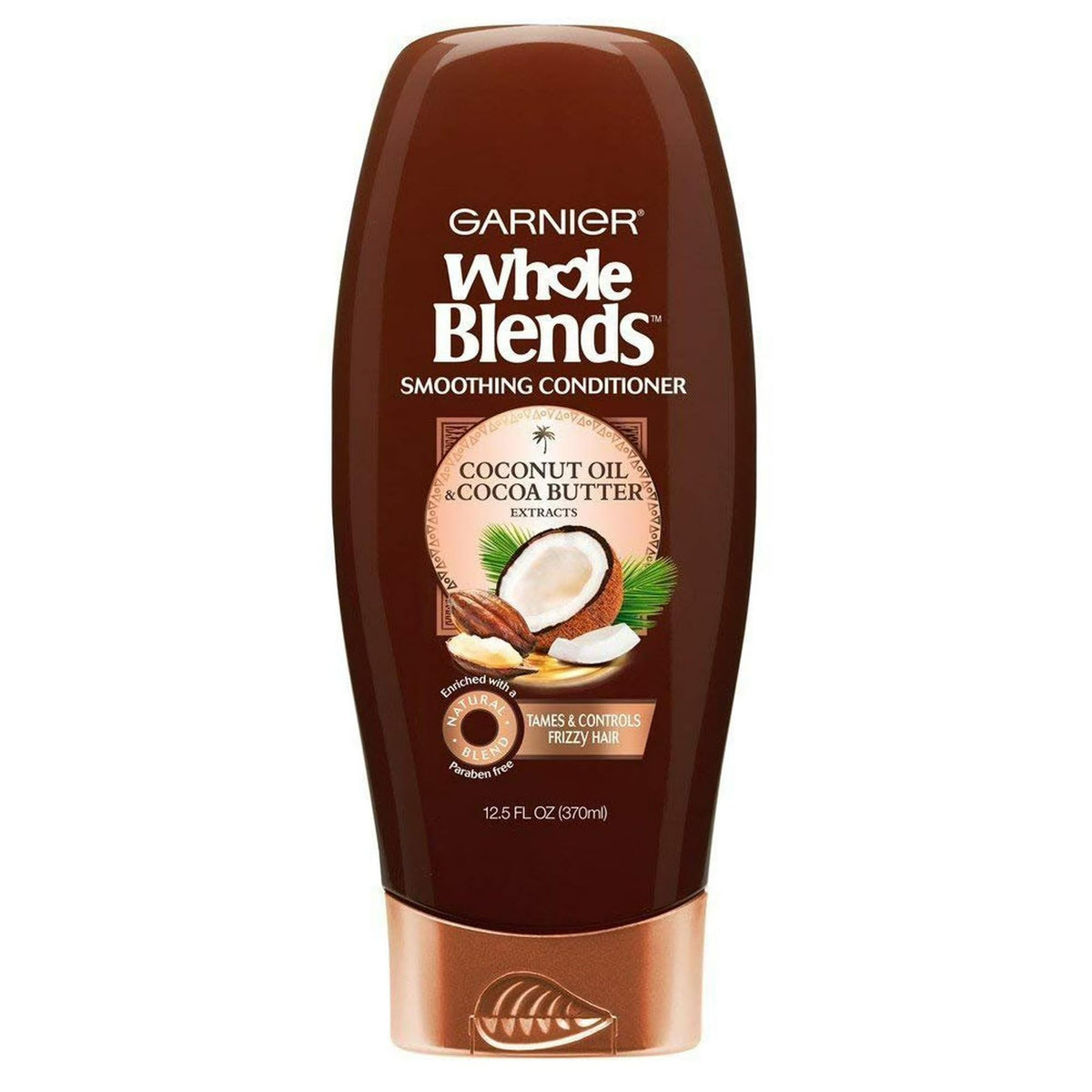 Garnier Whole Blends Shampoo Coconut Oil 12.5 Ounce (369ml) (3 Pack)