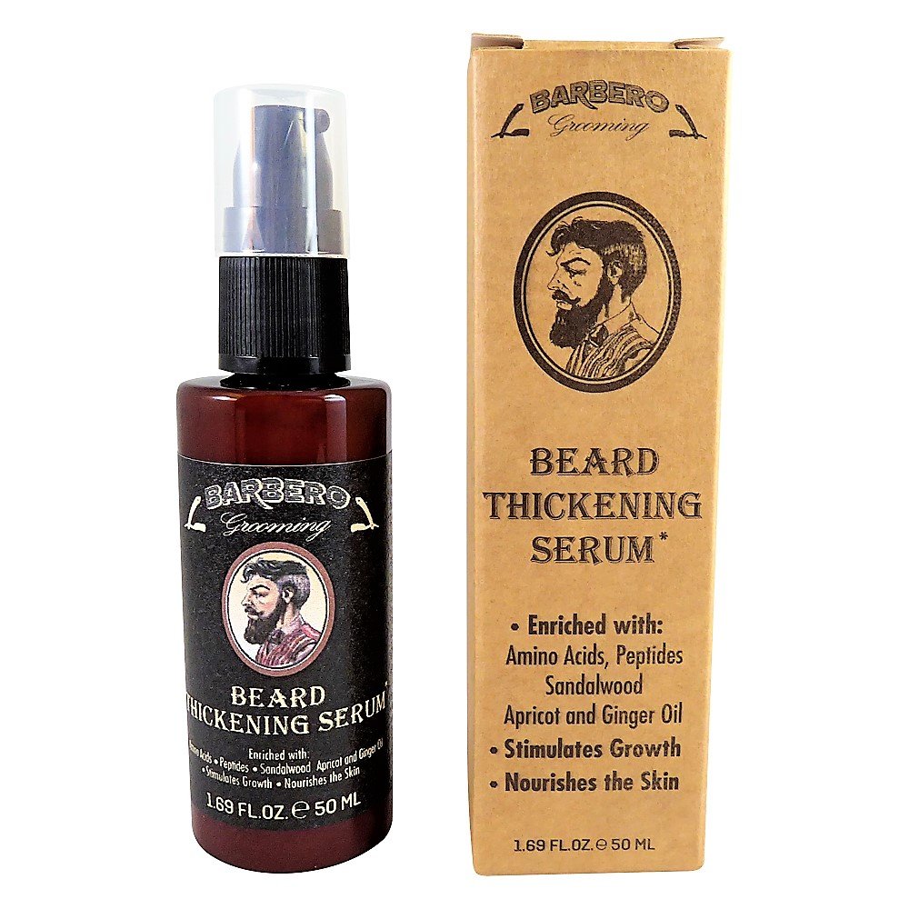 Barbero Beard Thickening Serum 1.69 Fl. Oz. / 50 ml. Beauty and Personal Care Barbero