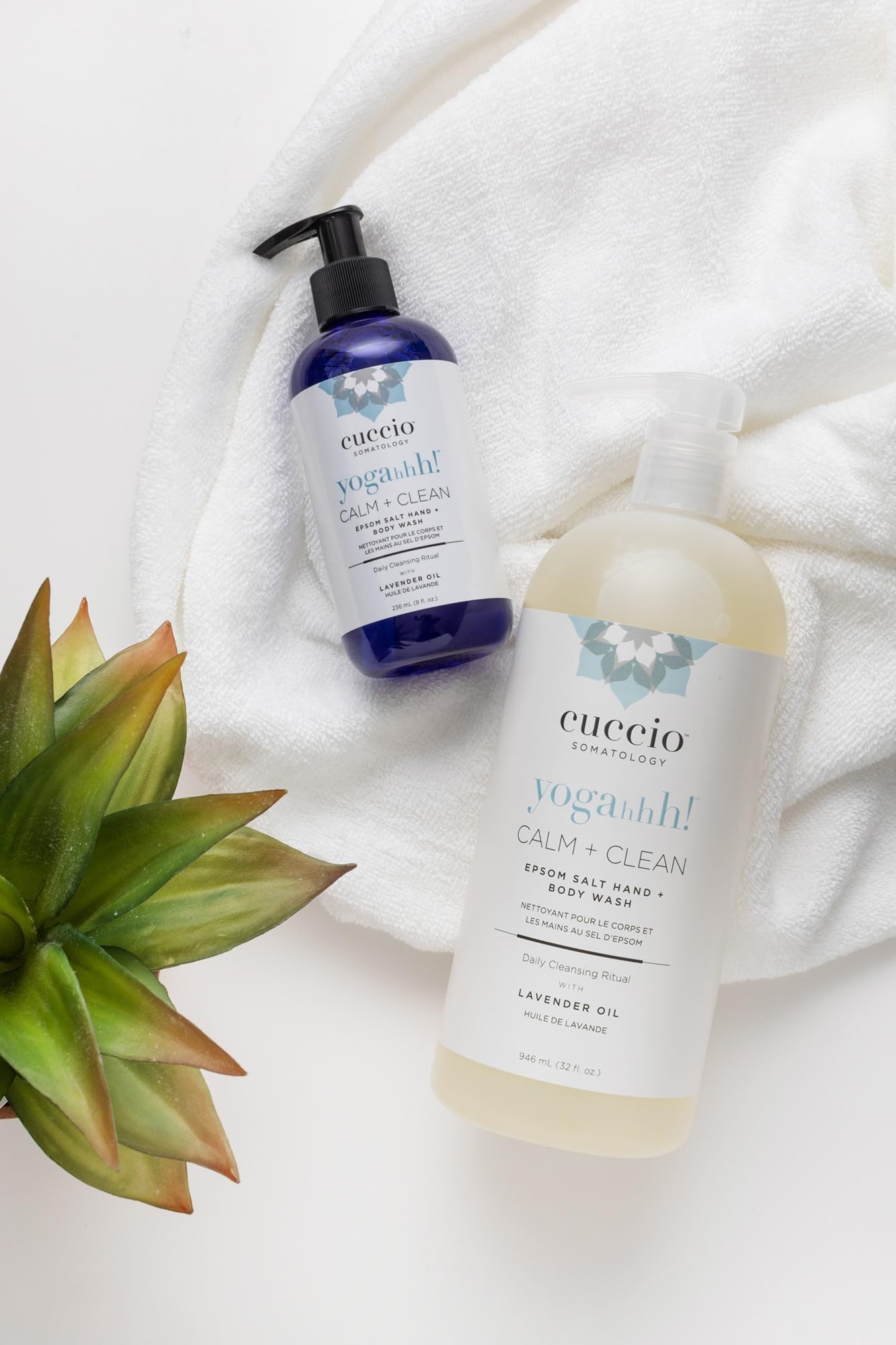 Cuccio Somatology Calm And Clean Epsom Salt Lavender Body Wash - Cleansing, Nourishing Wash And Soak For Pure, Deep, Relaxation - Relief For Sore Beauty & Personal Care Cuccio