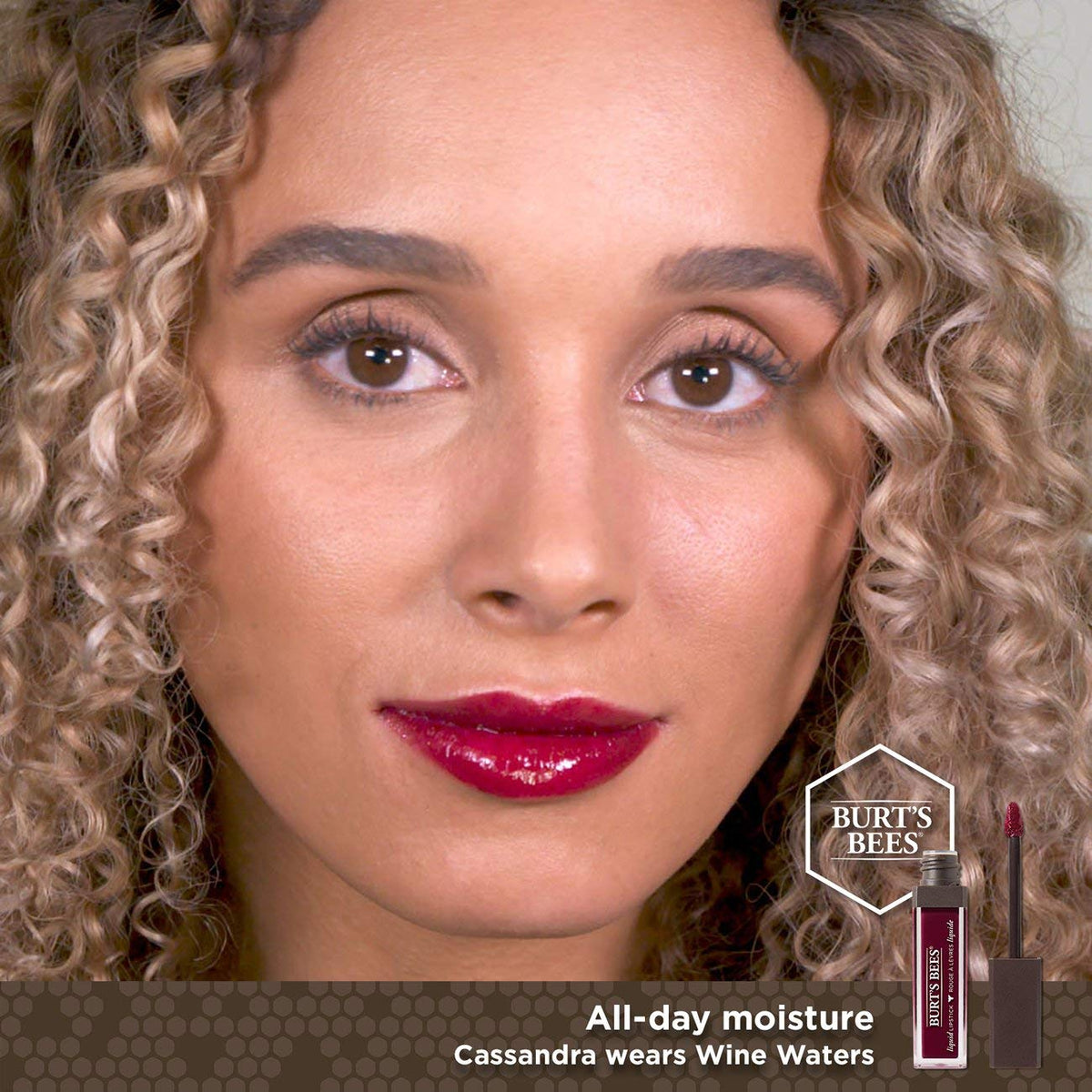 Burt's Bees 100% Natural Glossy Liquid Lipstick, Wine Waters, 1 Tube Beauty & Personal Care Burt's Bees