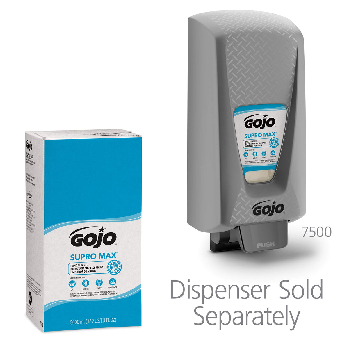 GOJO PRO TDX Supro Max Heavy-Duty Hand Cleaner Refill 2ct x 5000mL, 7572-02