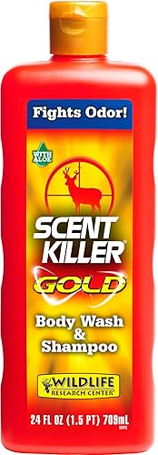 Wildlife Research Scent Killer Gold Body Wash and Shampoo, (12-Ounce), Multi Beauty & Personal Care WILDLIFE RESEARCH CENTER