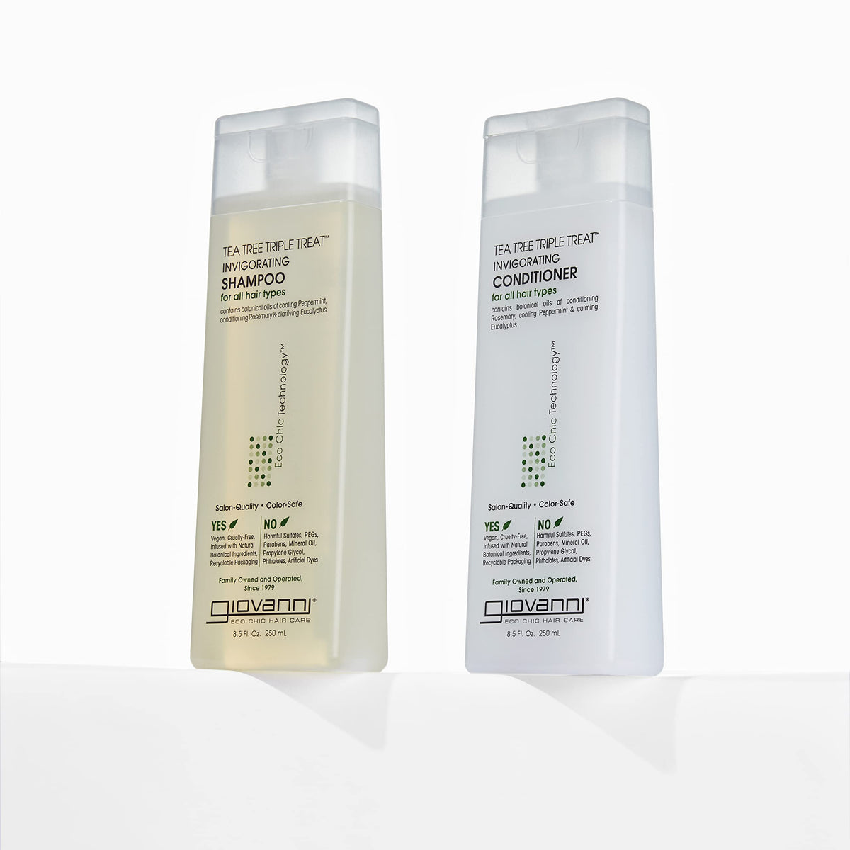 GIOVANNI Tea Tree Triple Treat Invigorating Shampoo, 33.8 oz. (Liter) - Cooling Peppermint, Eucalyptus, Rosemary, Helps Dry Flaking Scalp, Lauryl Beauty & Personal Care GIOVANNI