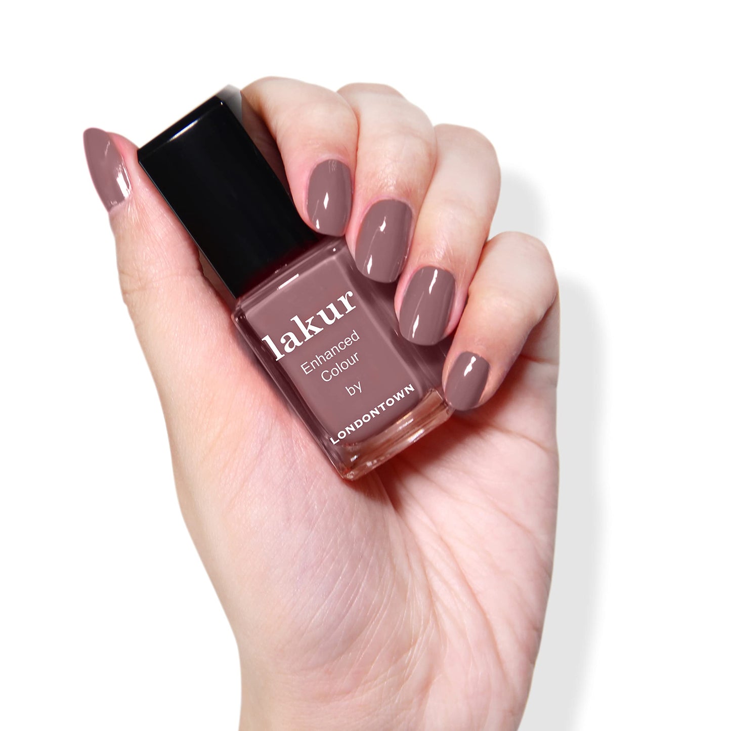 LONDONTOWN Dusty Pink Glossy Nail Polish, Bell Flower lakur, Vegan Chip-Resistant Long-Lasting Nail Lacquer, .40 fl oz Beauty & Personal Care LONDONTOWN