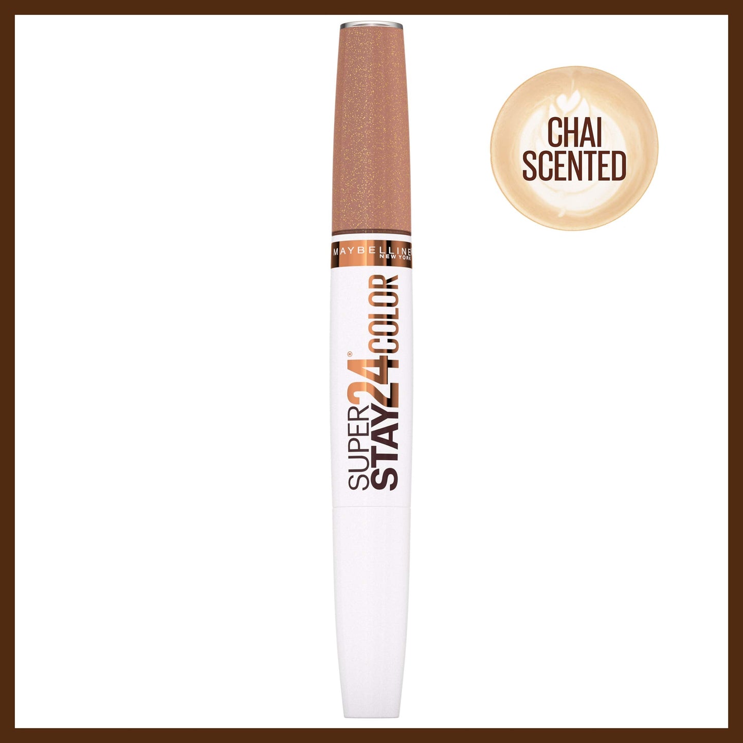 Maybelline SuperStay 24, 2-Step Liquid Lipstick, Coffee Edition, Chai Once More Beauty & Personal Care MAYBELLINE