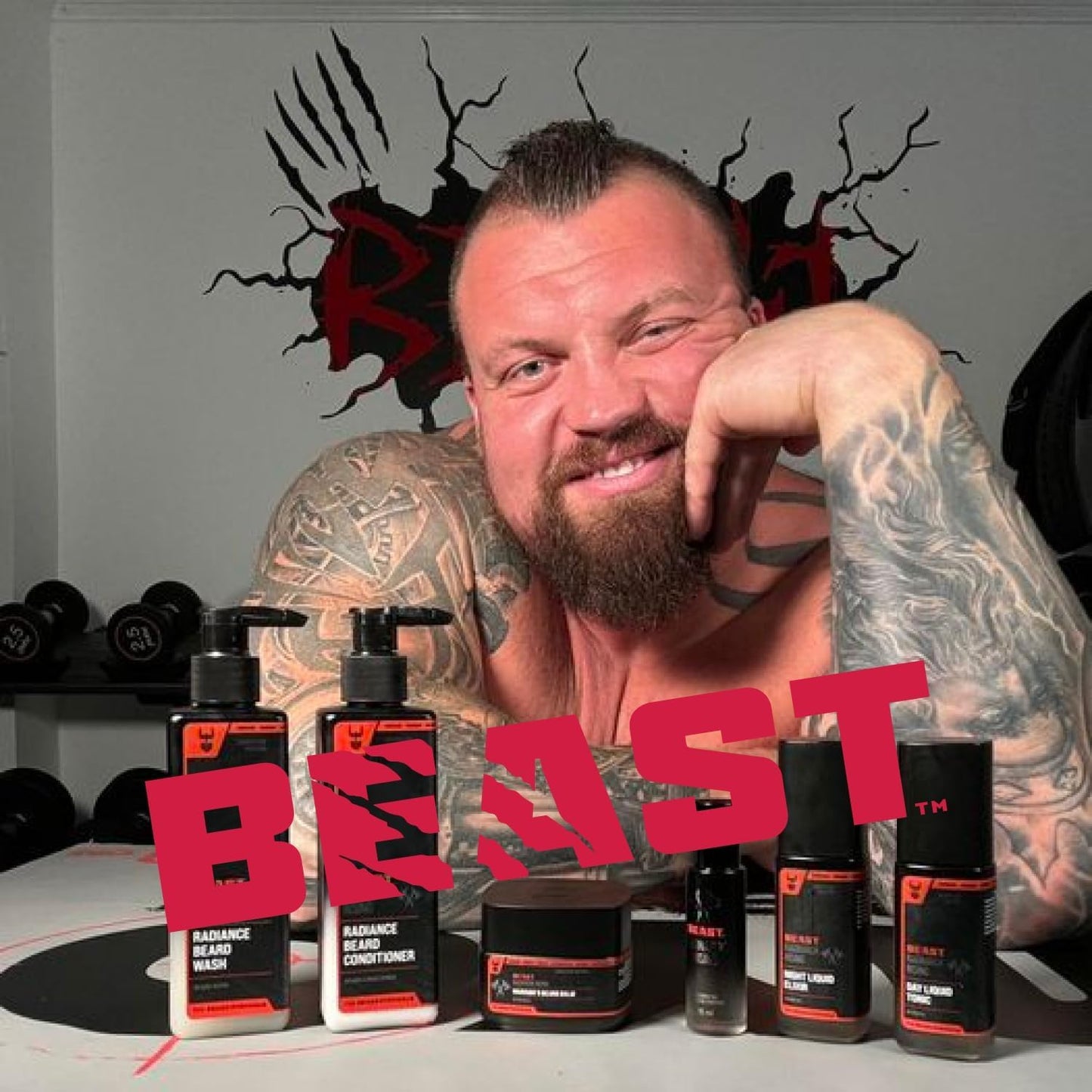 The Beast Line Deodorant - Marauders Natural Deodorant for Men - Ragnarok Rising Eddie Hall Beast Line - Signature Edition - Aluminum Free Beauty and Personal Care The Beard Struggle