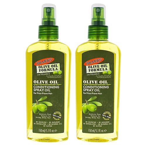 Olive Oil Conditioning Spray Oil - Pack of 2 by Palmers for Unisex - 5.1 oz Hairspray Beauty & Personal Care Palmers