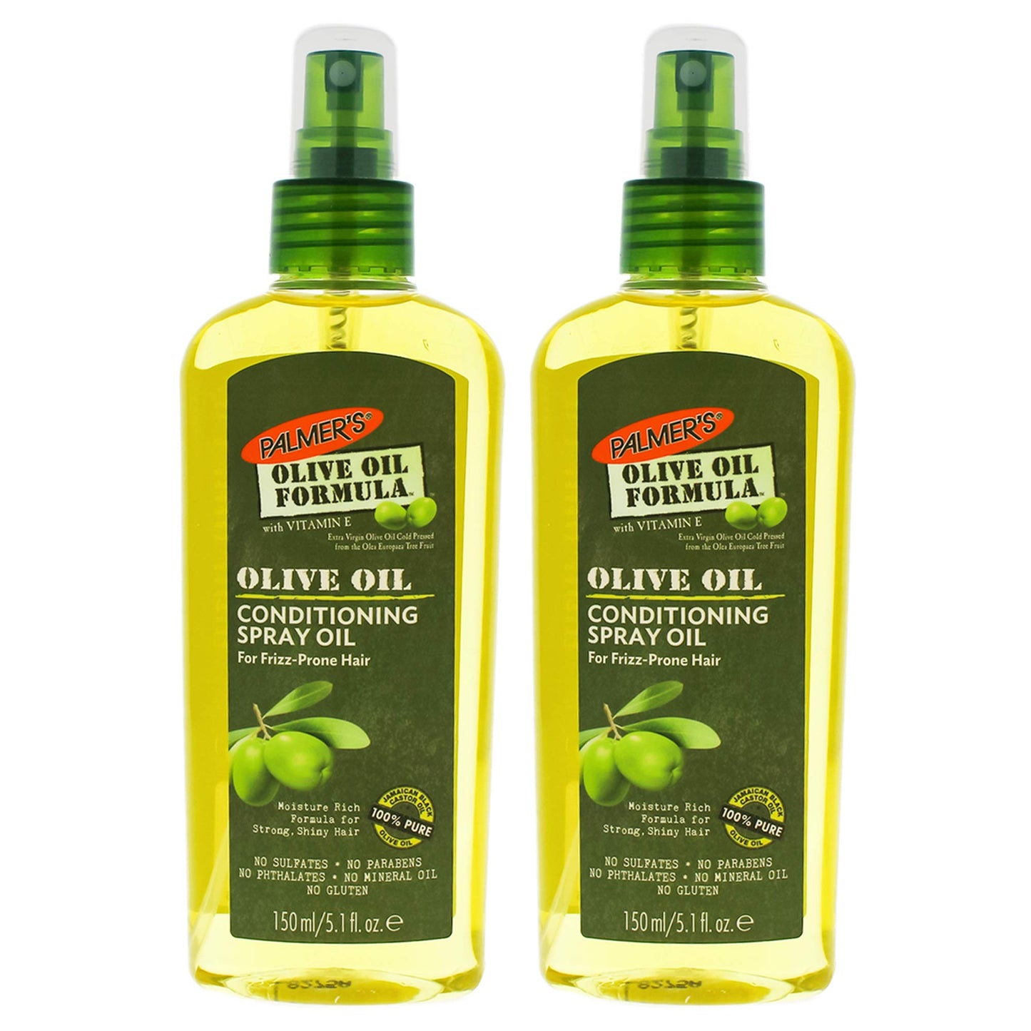 Olive Oil Conditioning Spray Oil - Pack of 2 by Palmers for Unisex - 5.1 oz Hairspray Beauty & Personal Care Palmers