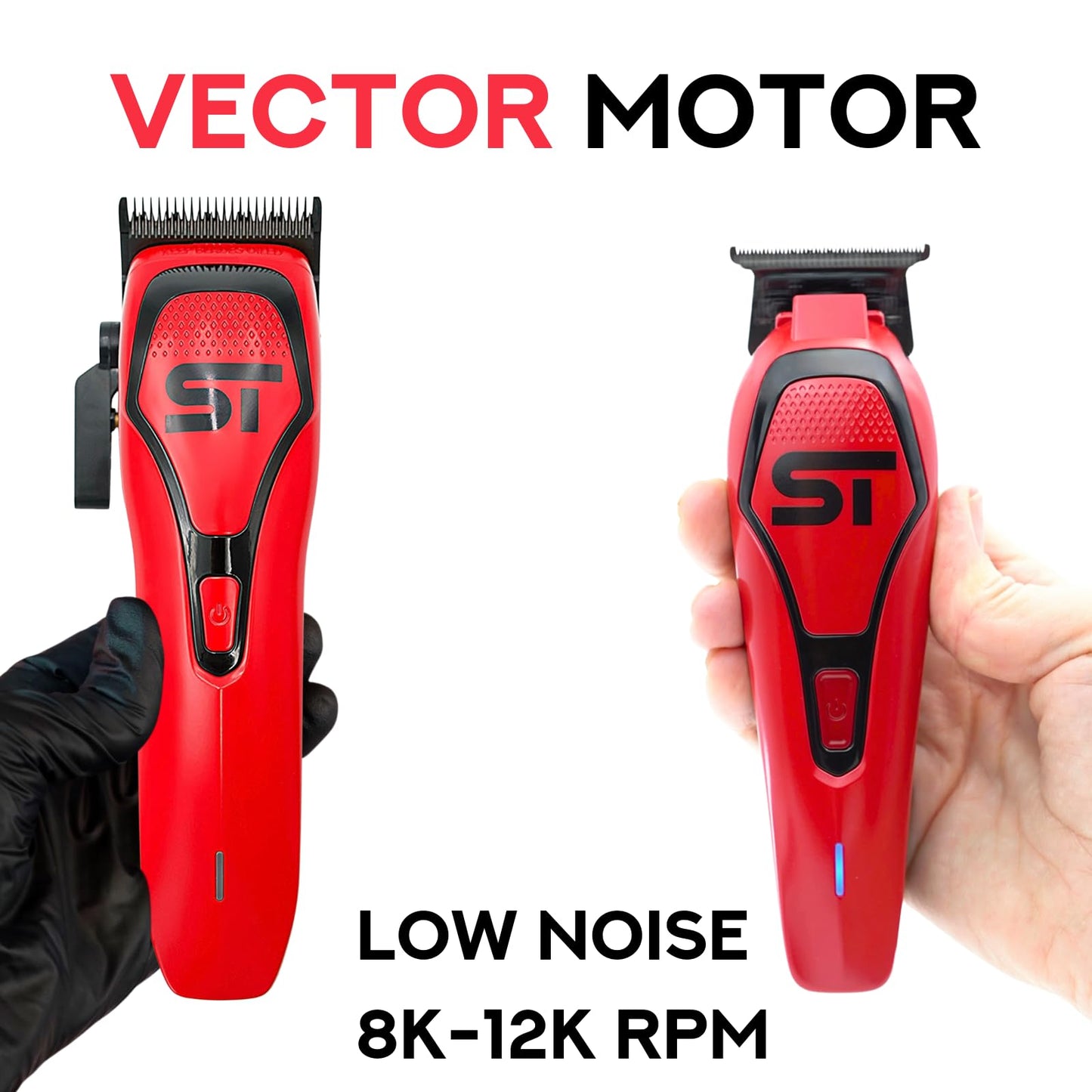 Supreme Trimmer Darkstar 72 Clipper & Trimmer Set with Magnetic Vector Motor - 180 Min Run Time, 9000 RPM Professional Hair Clipper & Beard Trimmer Beauty and Personal Care Supreme Trimmer