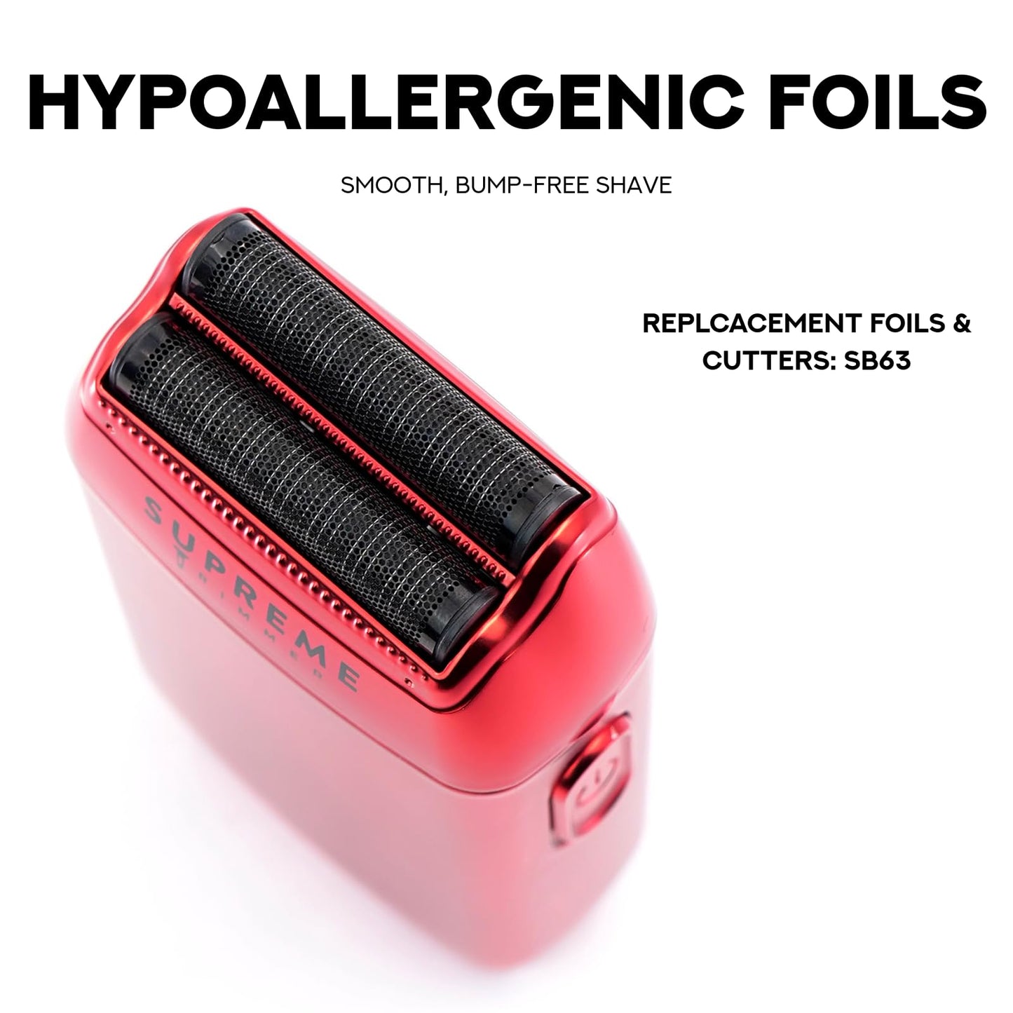 Supreme Trimmer Crunch STF602 - Waterproof Double Foil Shaver for Men - 150 Min Runtime, Wet/Dry Cordless & Corded Electric Razor - Hypoallergenic Beauty and Personal Care Supreme Trimmer