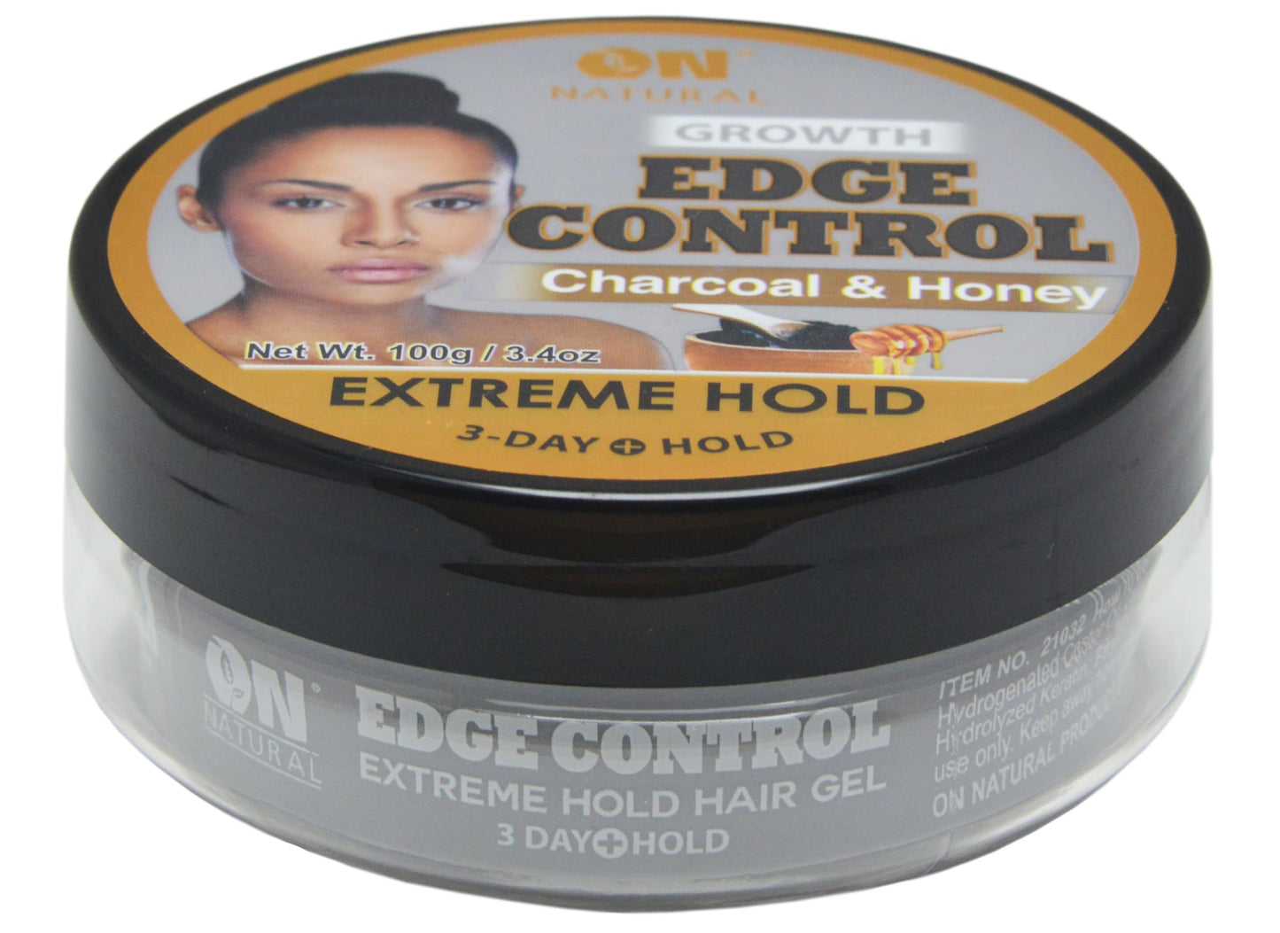 On Natural Edge Control Extreme Hold-Charcoal and Honey (3.4 oz) Beauty & Personal Care On Natural
