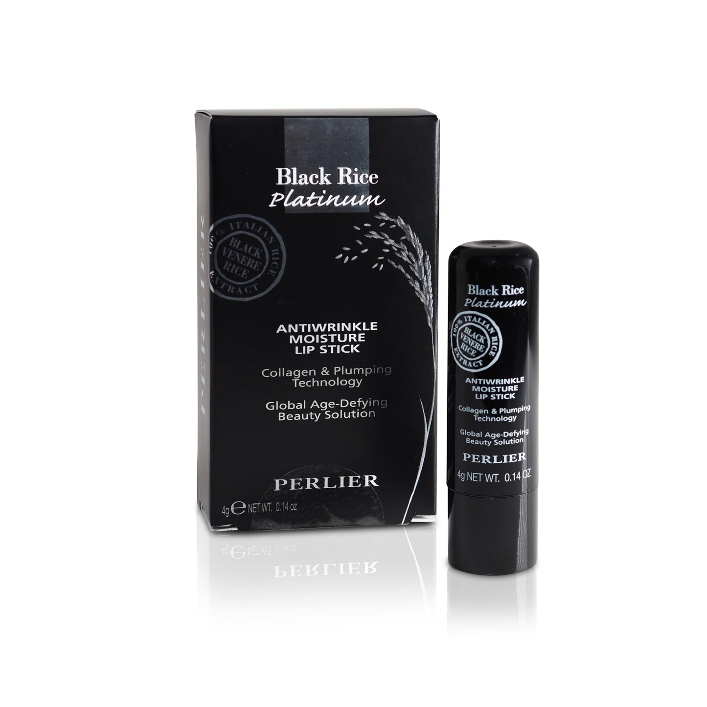 Perlier Black Rice Platinum Plumping Lip Balm, 0.14 fl.oz Beauty and Personal Care Perlier