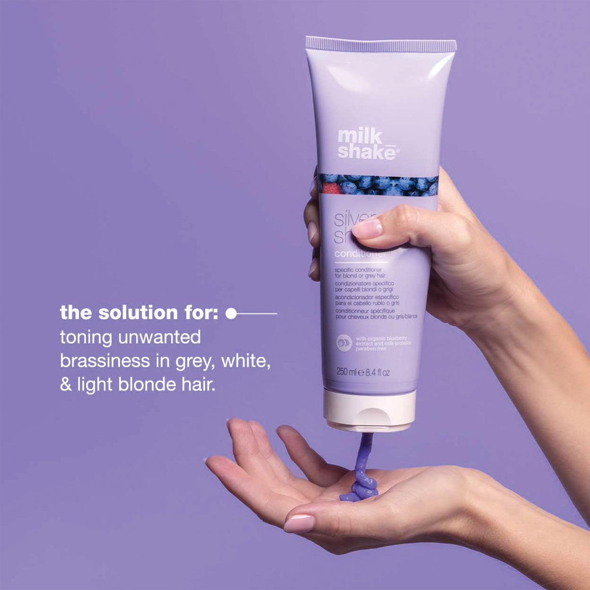 milk_shake Silver Shine Conditioner, 8.4 fl. oz.(Pack of 1) Beauty & Personal Care milk_shake