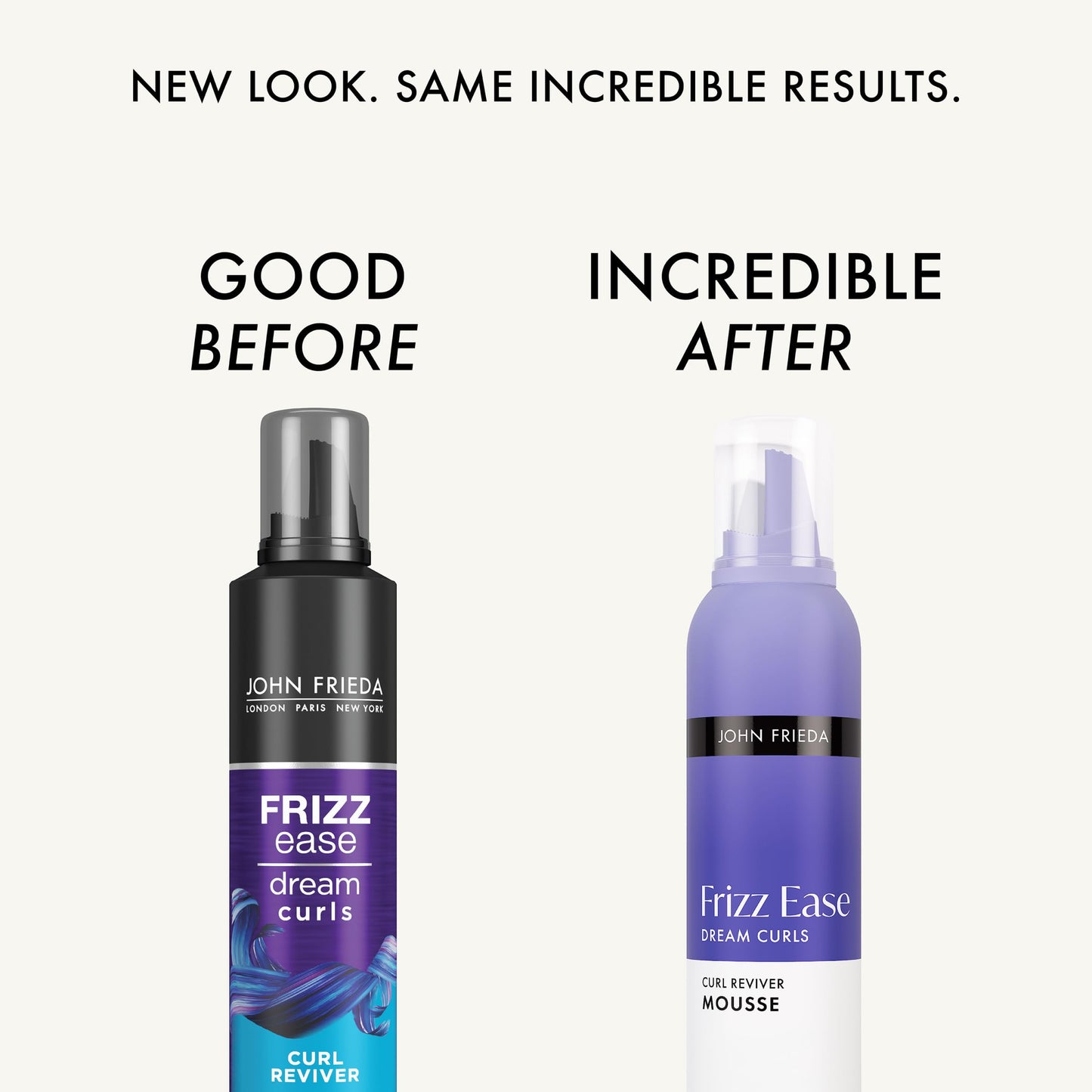 John Frieda Frizz Ease Dream Curls Curl Reviver Mousse, Anti Frizz Hair Mousse for Curls, 7.2 oz, Pack of 2 Beauty & Personal Care John Frieda
