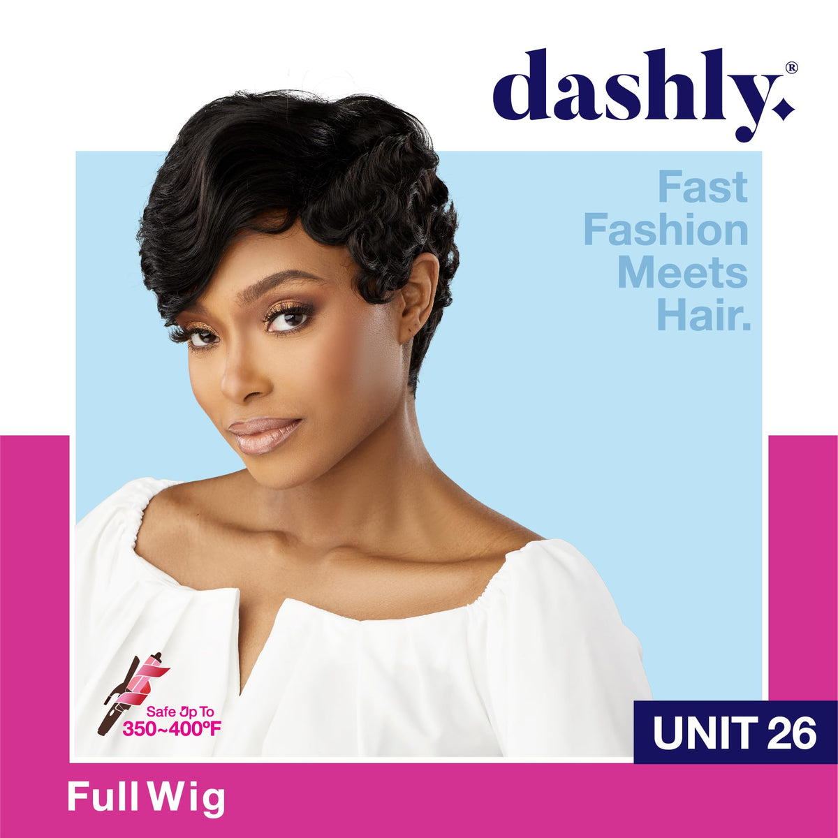 Sensationnel Dashly Wig-Unit 26, 1 JETBLACK