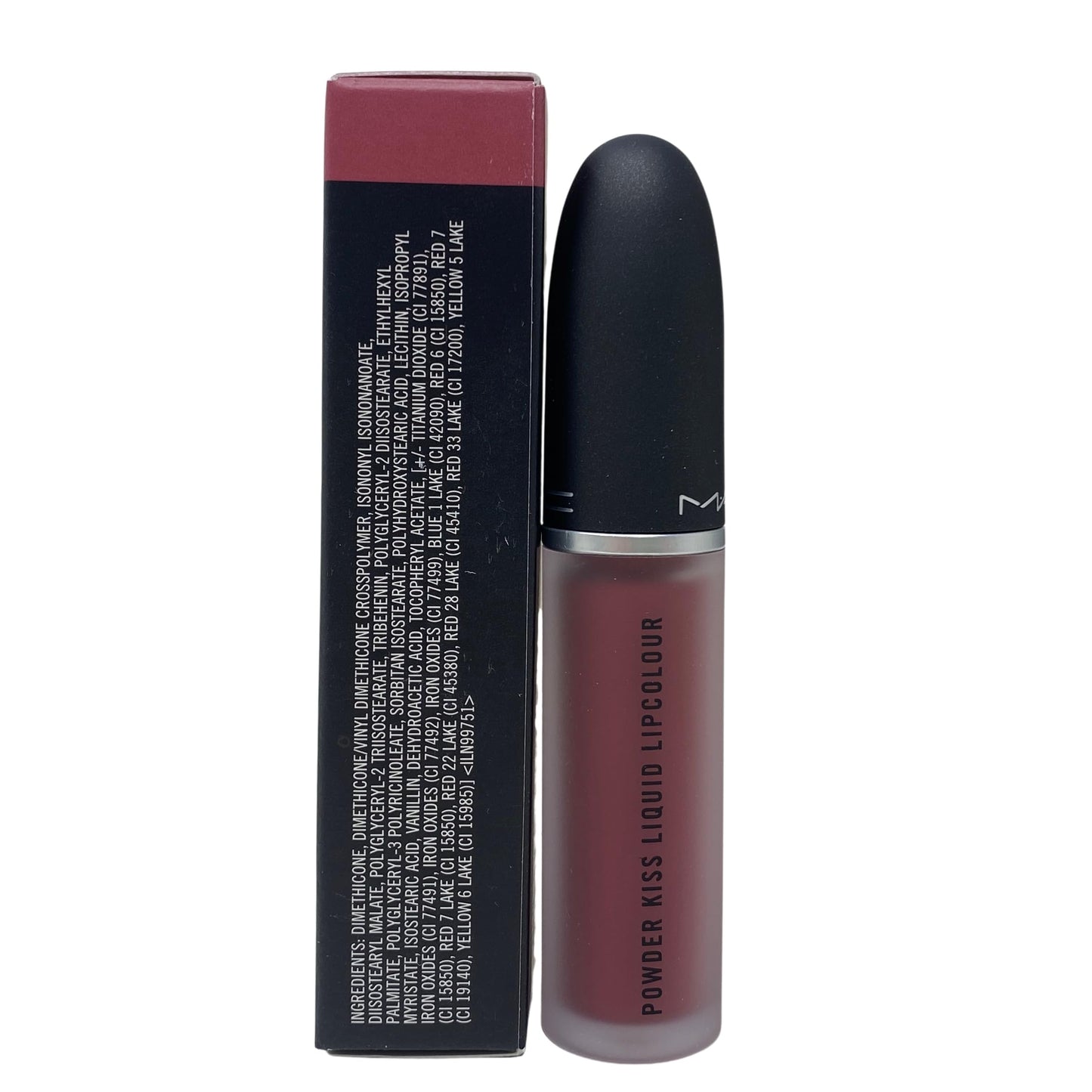 M·A·C Cosmetics Powder Kiss Liquid Lipcolour - 973 Pink Roses (0.17 fl oz / 5 mL) Beauty & Personal Care MAC