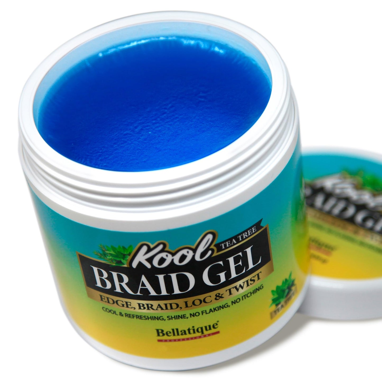 BELLATIQUE KOOL Braiding Gel Maximum Hold for LOC & Twist - No Flaking, No Whitening, Fast Drying, High Shine, Cool & Refreshing, Long Lasting Hold Beauty & Personal Care BELLATIQUE