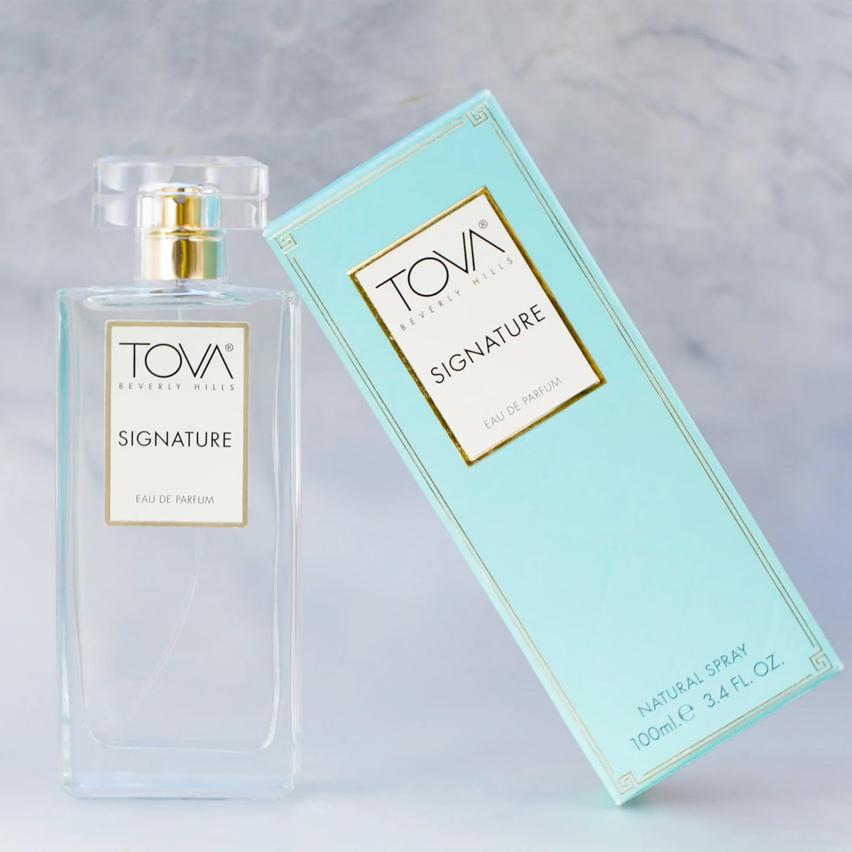 Tova Signature Eau de Parfum - Classic Bergamot Jasmine Lavender Perfume for Women - Timeless Scent - USA-Made & Cruelty-Free - 3.4 fl oz Beauty & Personal Care Tova