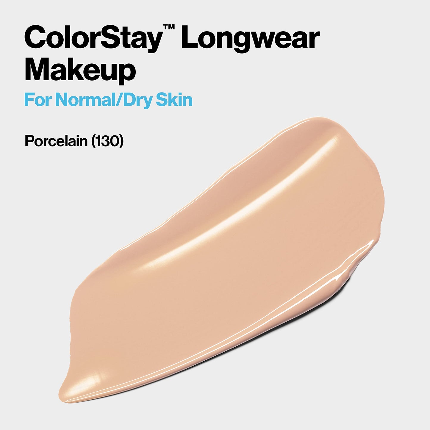 Revlon Liquid Foundation, ColorStay Face Makeup for Normal & Dry Skin, SPF 20, Longwear Medium-Full Coverage with Natural Finish, Oil Free, 130 Beauty & Personal Care REVLON