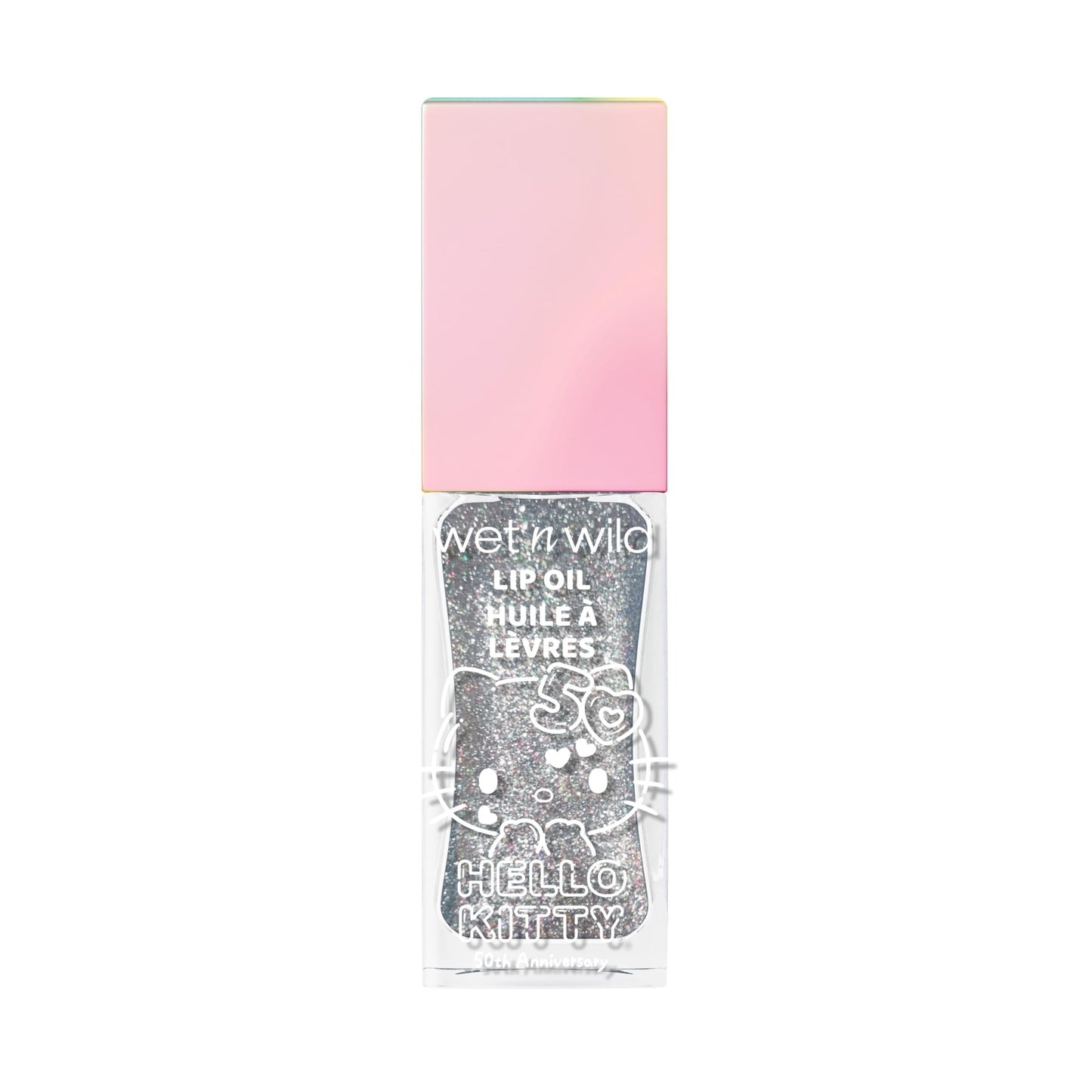 wet n wild Hello Kitty Glitter Lip Oil, New 10 Oil Infused Formula, Warm Apple Pie Lightly Scented, Sparkly Bold Colors, Cruelty-Free & Vegan - Beauty & Personal Care wet n wild