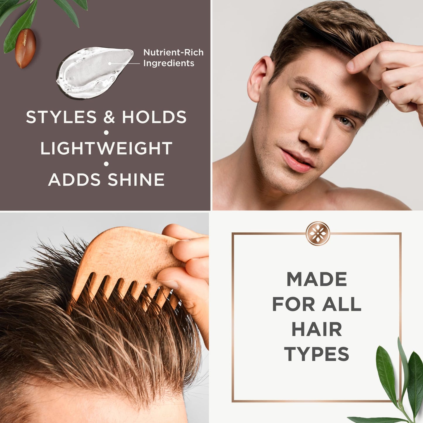 Argan Magic Medium Hold Pomade with Argan Oil | Shapes, Adds Texture, Increases Definition, Paraben Free (8 Oz) Beauty & Personal Care Argan Magic