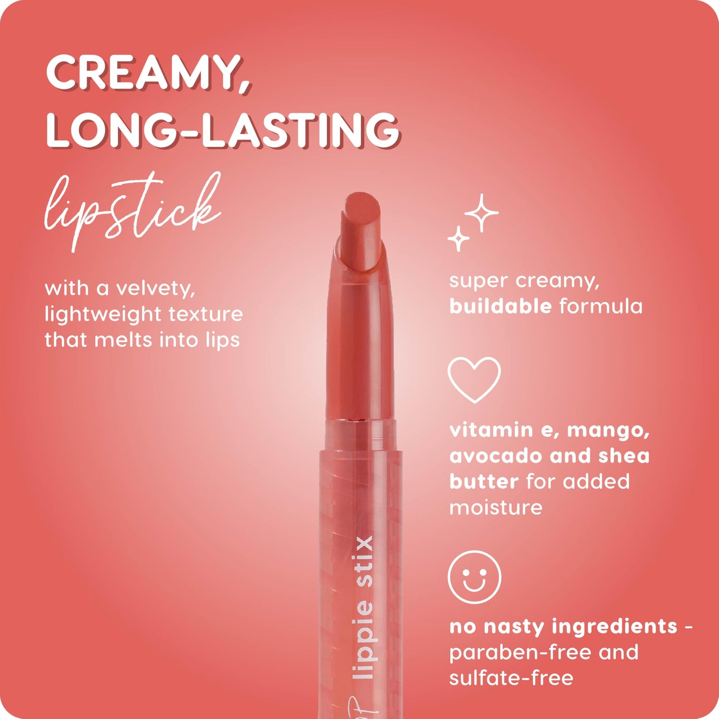 ColourPop Lippie Stix - Long-Lasting Matte Lipstick Formulated with Vitamin E & Shea Butter for All Day Moisture - Richly Pigmented Dusty Coral Beauty & Personal Care ColourPop