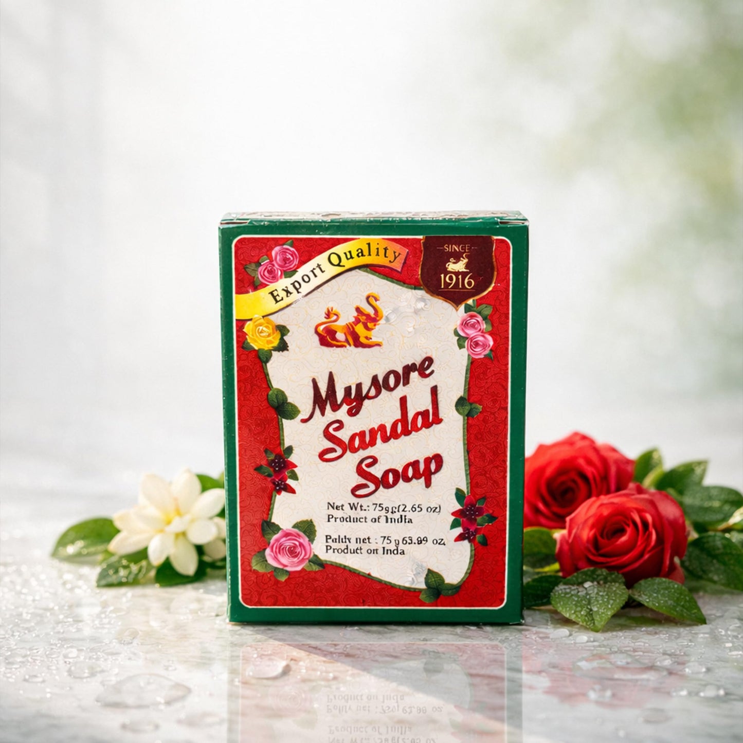 Mysore Sandal Soap 75g (Pack of 4) Beauty & Personal Care Mysore Sandal