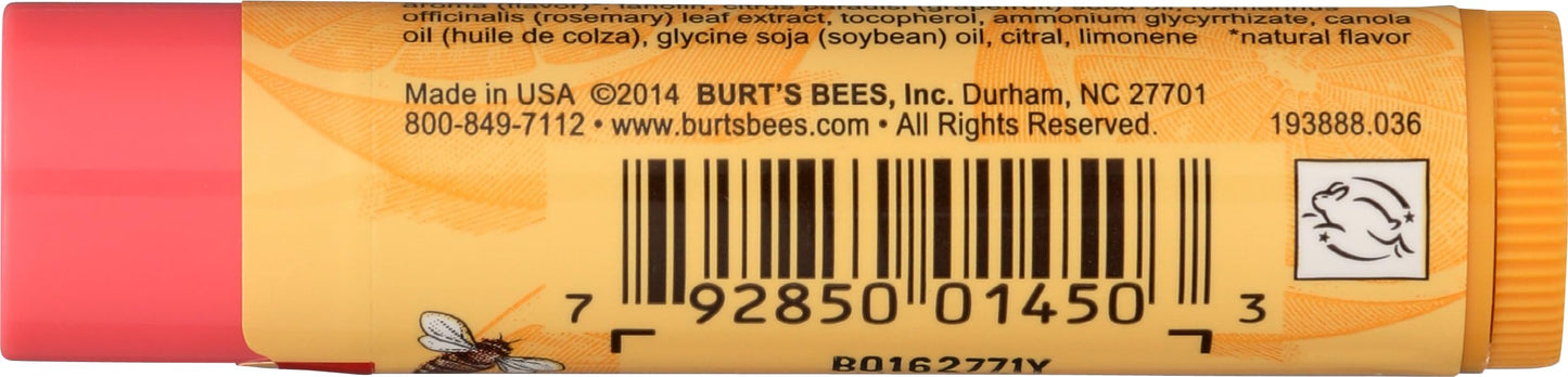 Burt's Bees Pink Grapefruit, Moisturizing Lip Balm Beauty and Personal Care Burt's Bees