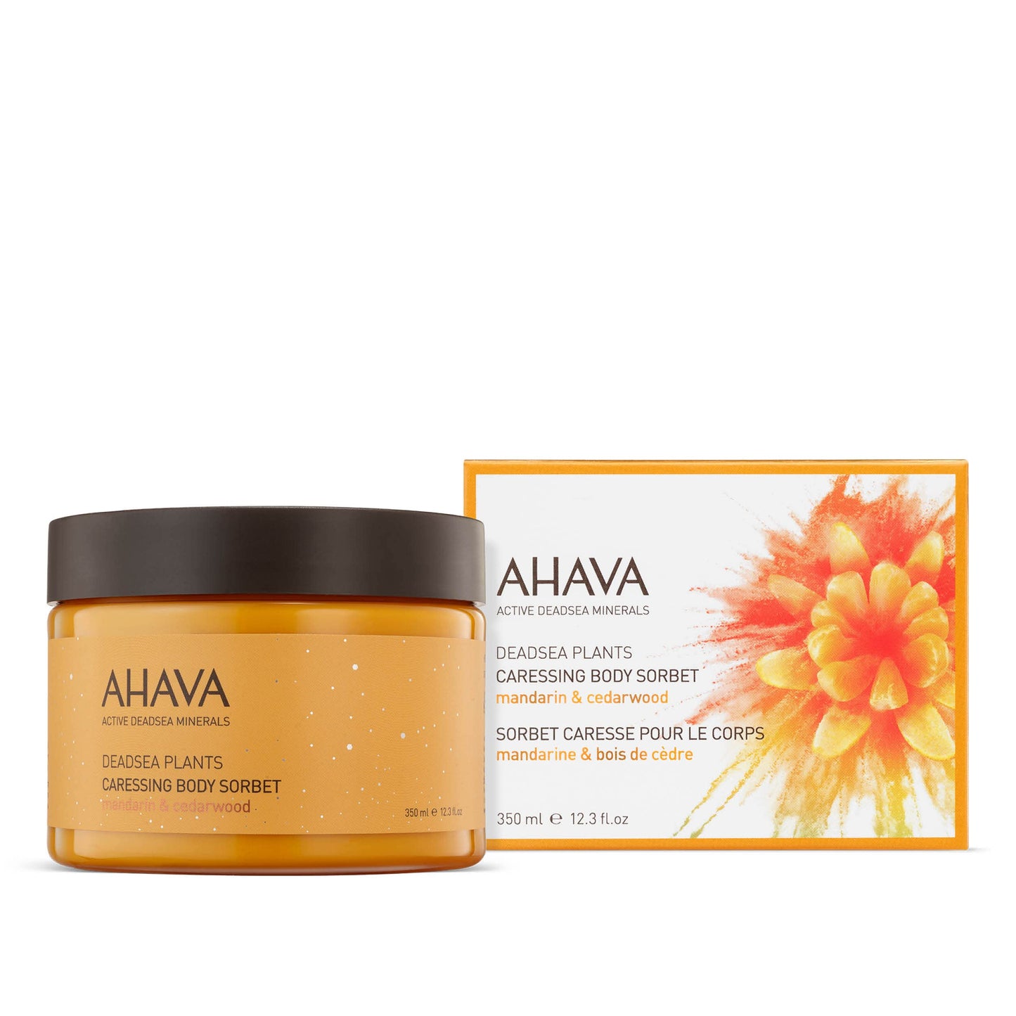AHAVA Dead Sea Plants Caressing Body Sorbet, Mandarin & Cedarwood - Hydrate & Refreshes Skin, Enhances Suppleness, Envelops in Energizing Sensation Beauty & Personal Care AHAVA