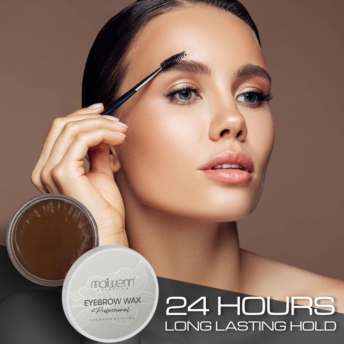 Maiwenn Make Up Eyebrow Wax, 4D Brow Freeze Styling Gel, Long Lasting Waterproof, for Natural, Fluffy and Feathery Brows Beauty & Personal Care maiwenn