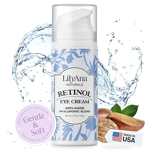 LilyAna Naturals Eye Cream - Eye Cream for Dark Circles and Puffiness, Under Eye Cream, Anti Aging Eye Cream Reduce Fine Lines and Wrinkles (1.0 Beauty & Personal Care LilyAna Naturals