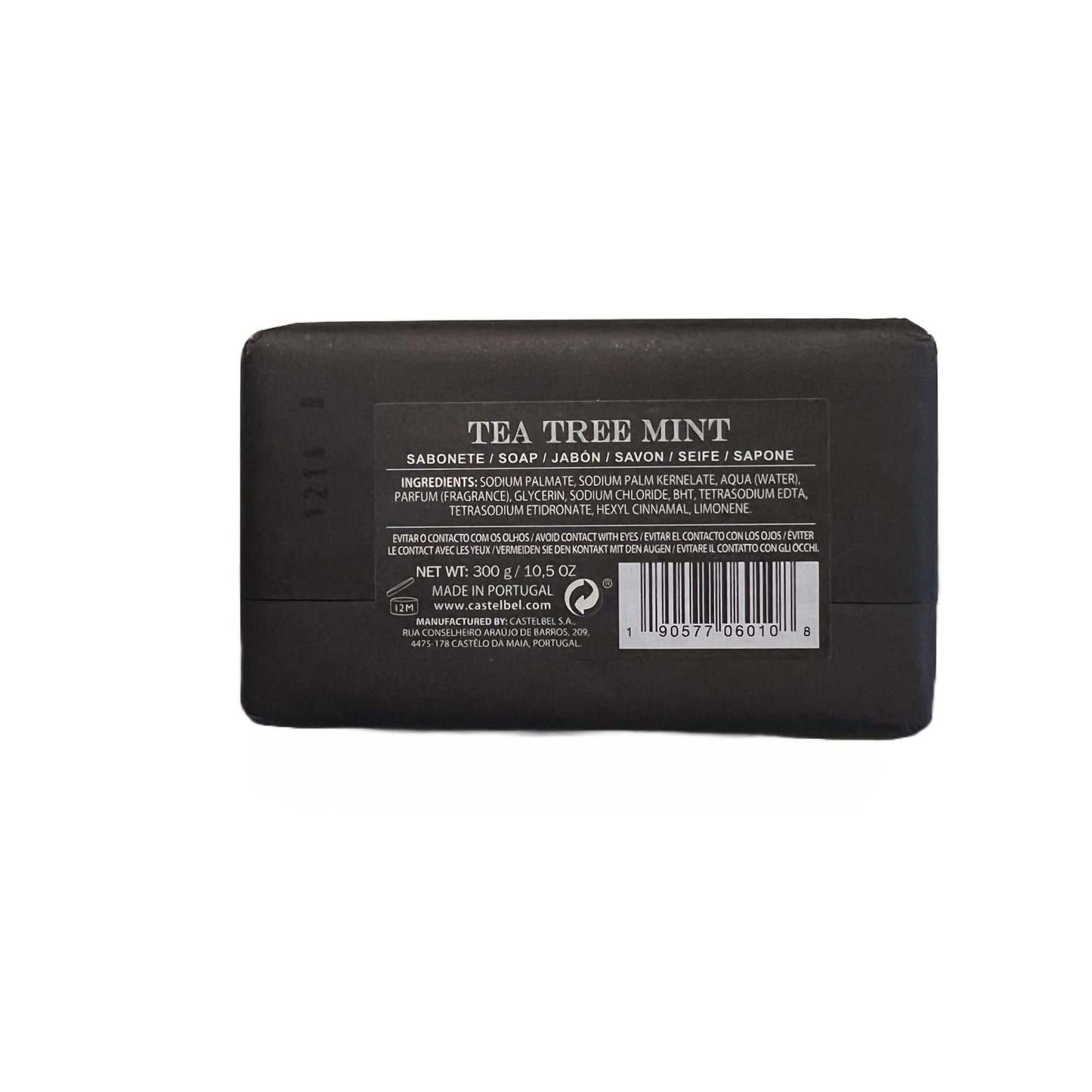 Castelbel Tea Tree Mint Soap Bar For Men 10.5 Oz Beauty & Personal Care Castelbel Porto